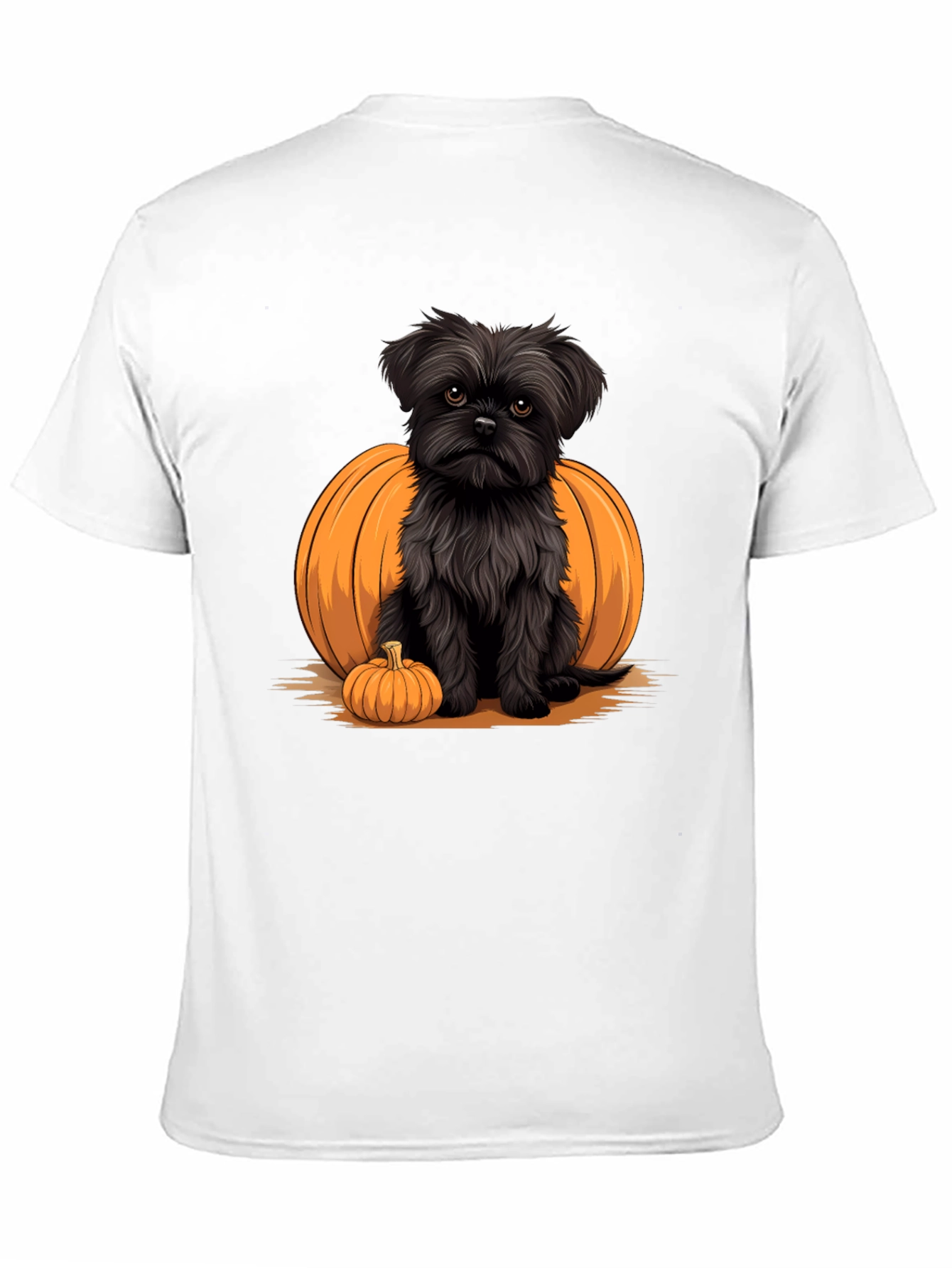 Halloween Dog & Pumpkin Graphic Tee