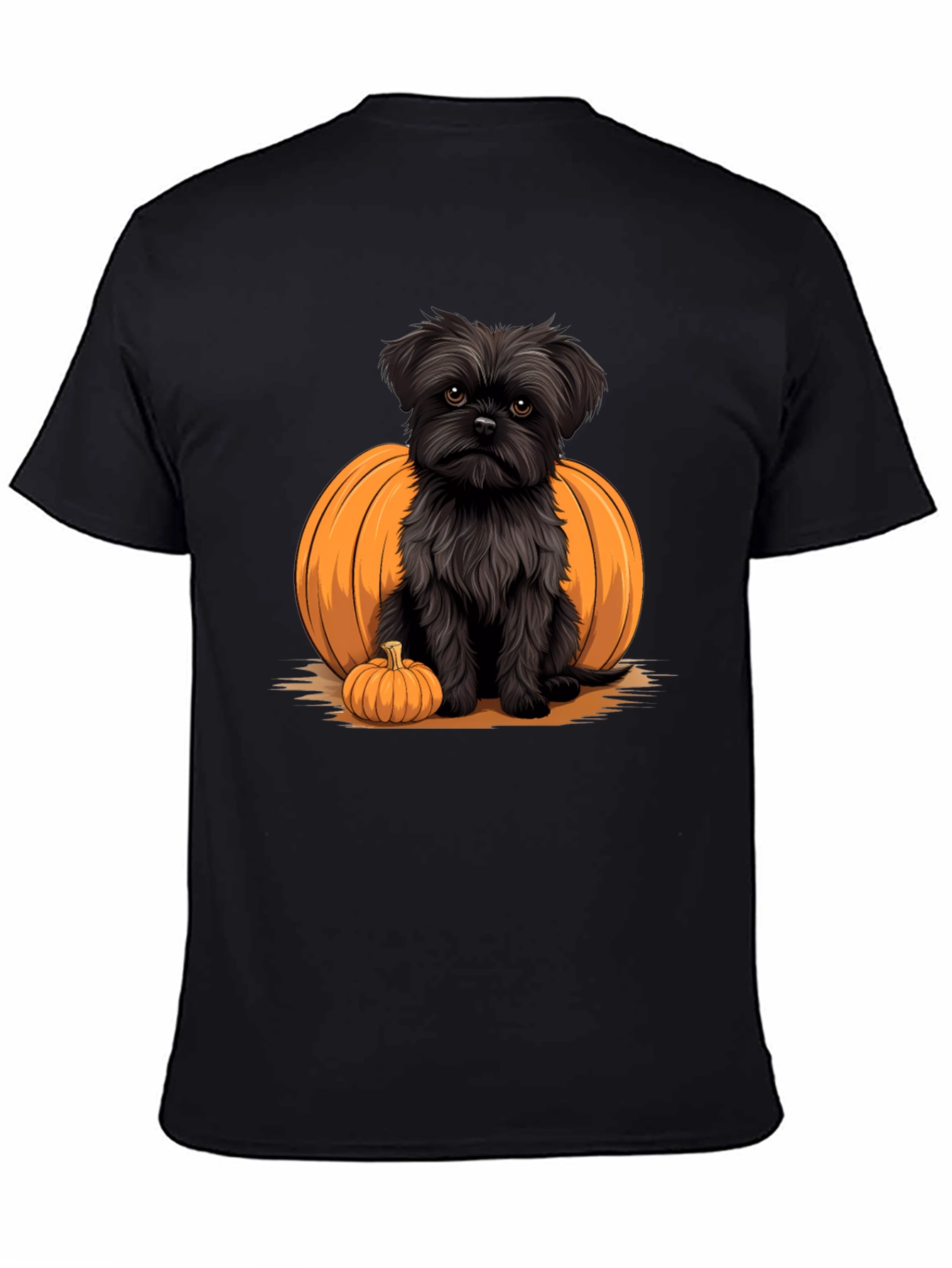 Halloween Dog & Pumpkin Graphic Tee
