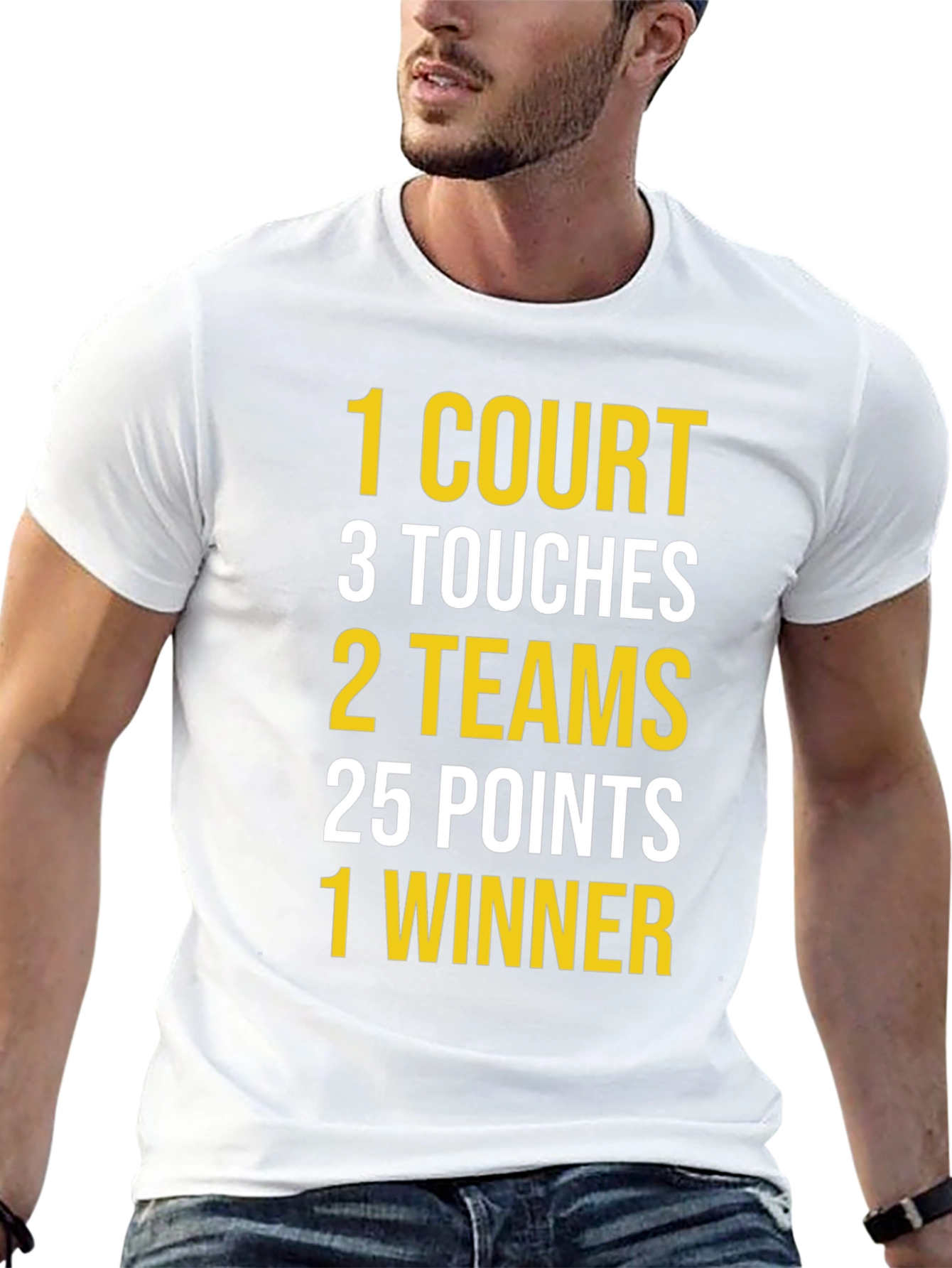 Basketball T-Shirt: Court Touches Teams Points Winner
