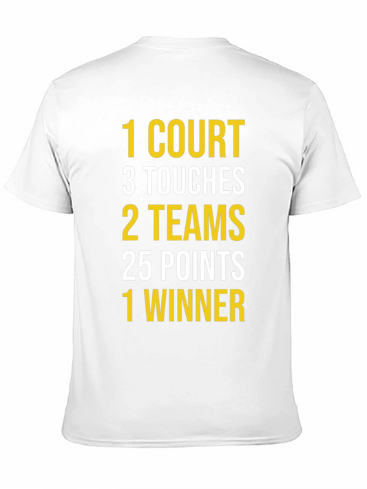 Basketball T-Shirt: Court Touches Teams Points Winner