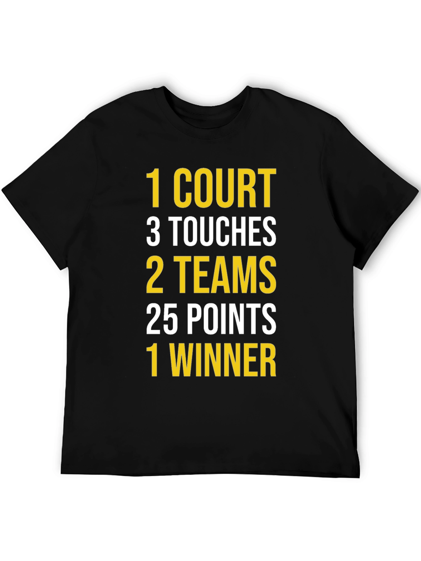 Basketball T-Shirt: Court Touches Teams Points Winner