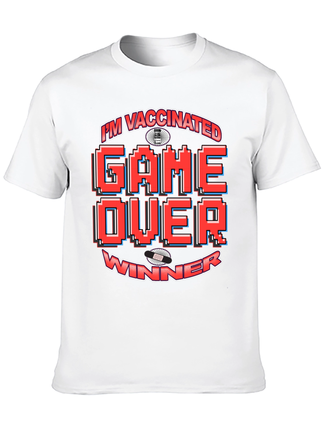 Im Vaccinated Game Over Winner T-Shirt