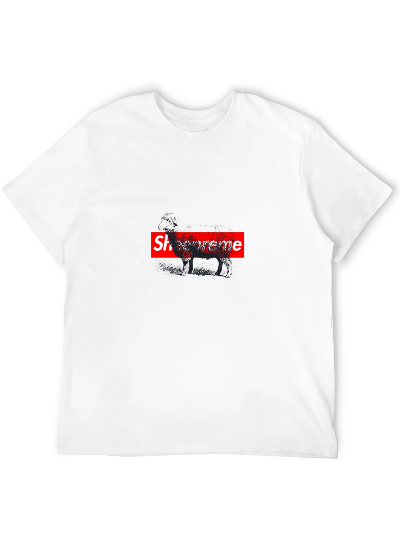 Mens Black Graphic Tee - Sheepreme Design