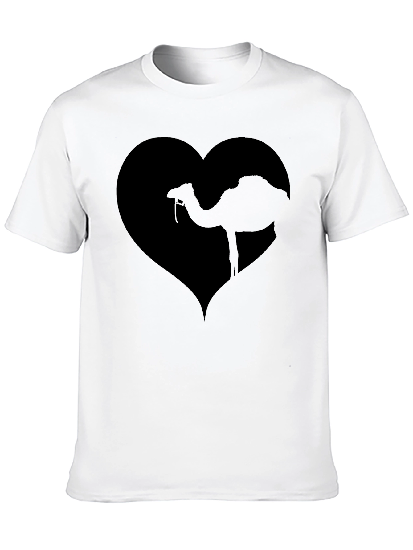 Camel Heart Graphic Tee - Black T-Shirt