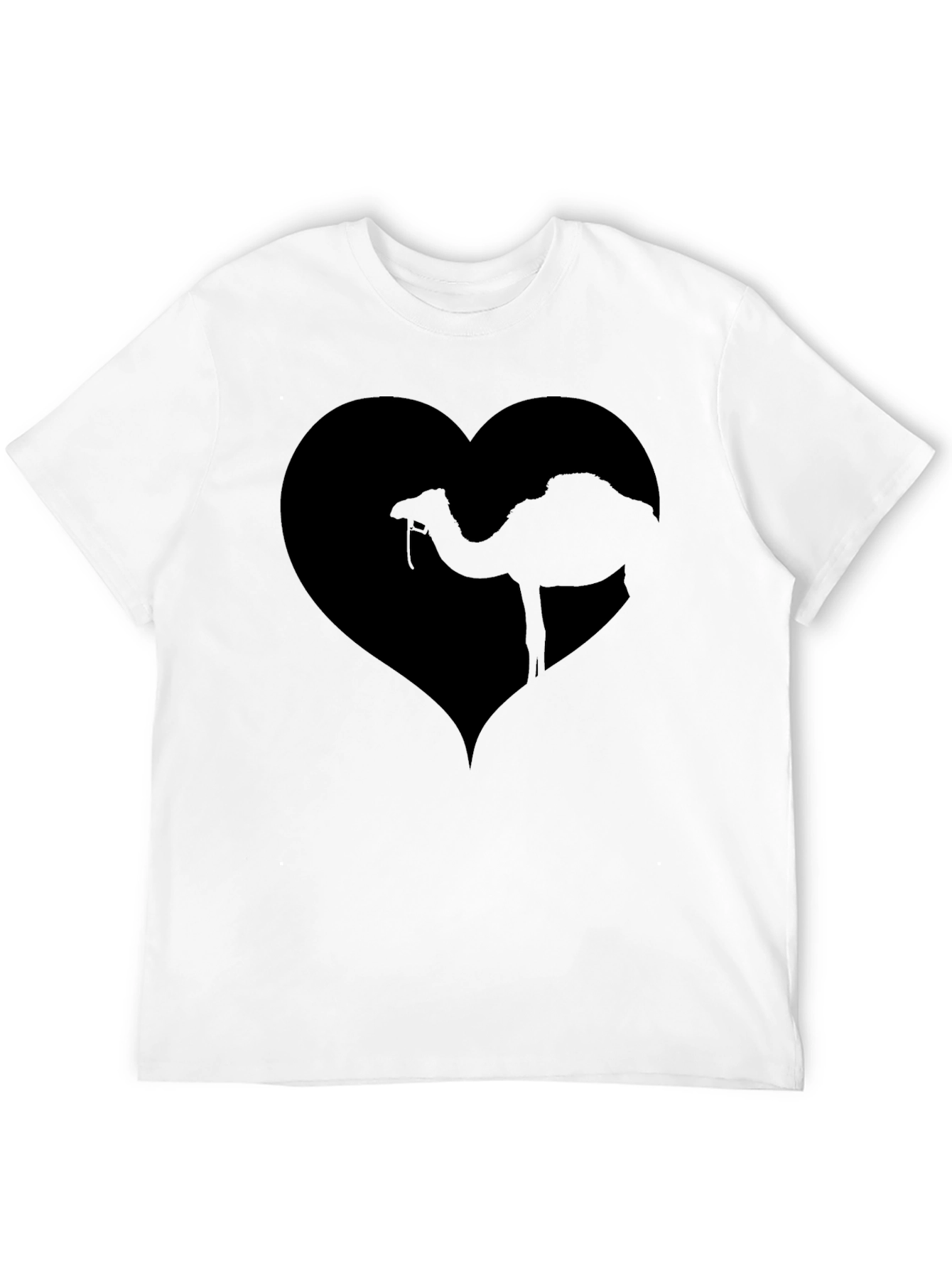 Camel Heart Graphic Tee - Black T-Shirt