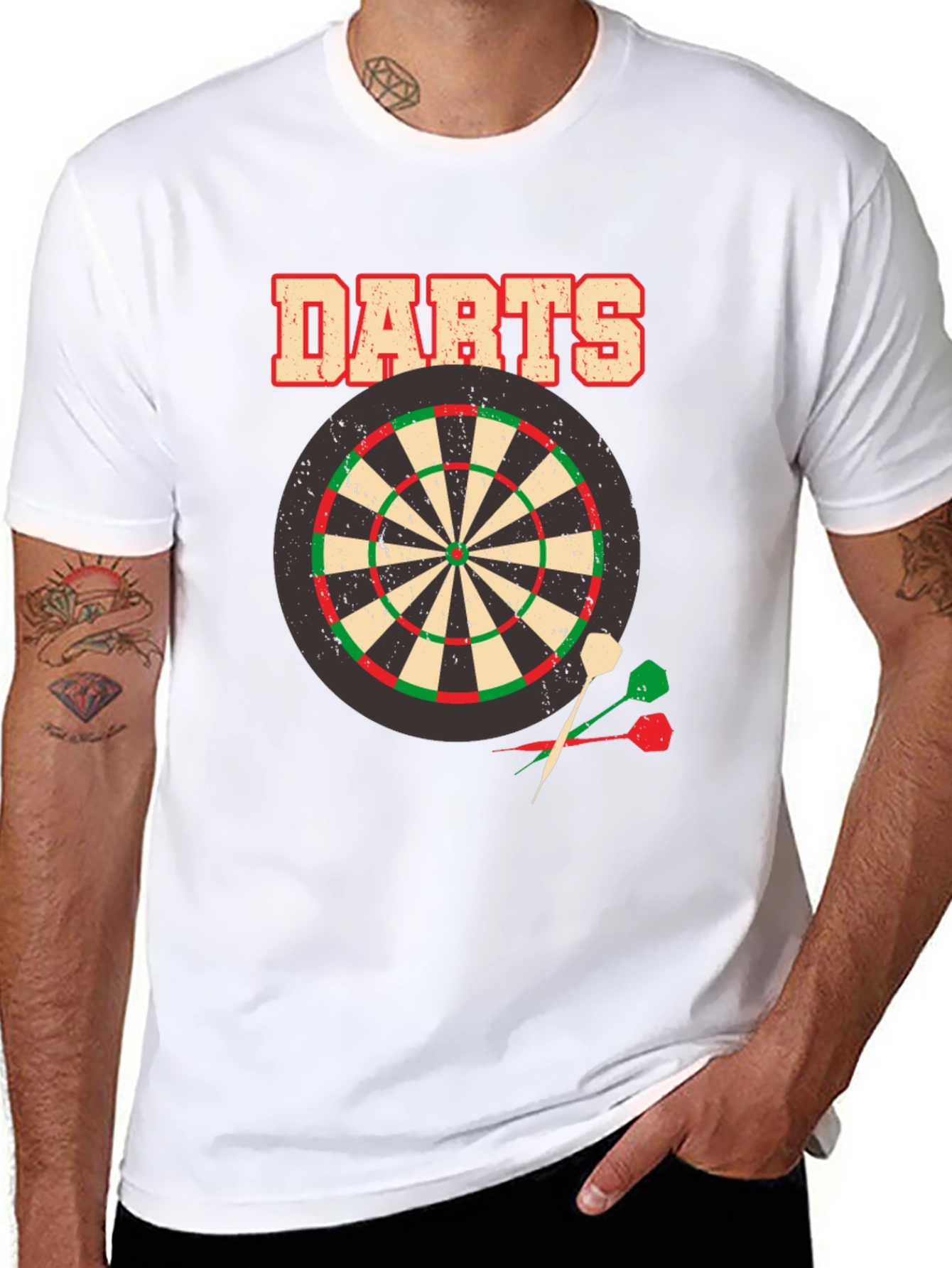 Darts T-Shirt - Target & Arrows Graphic Tee