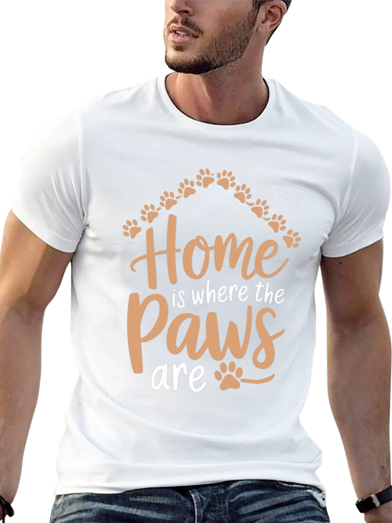 Home is Where the Paws Are - Graphic Tee