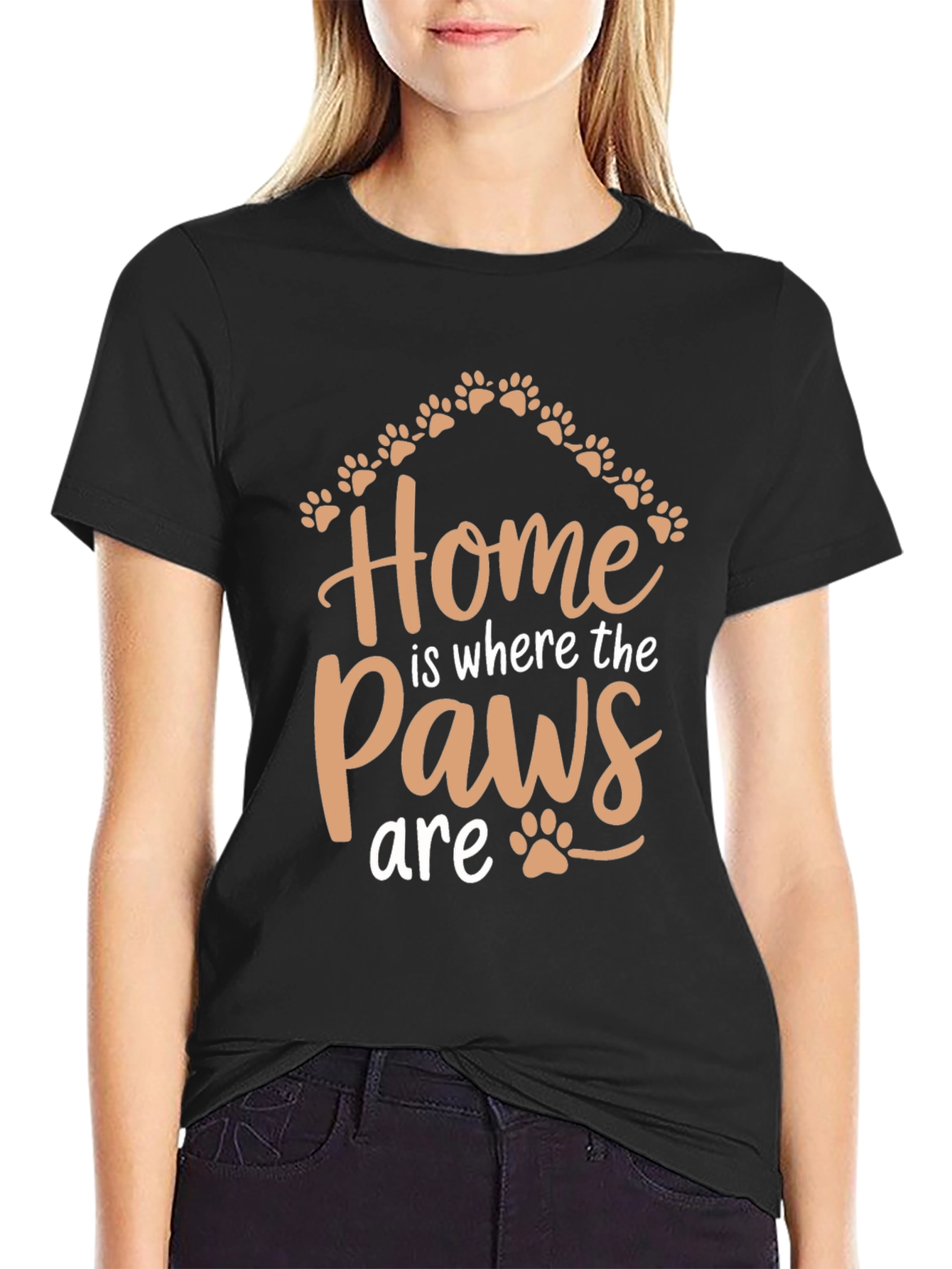 Home is Where the Paws Are - Graphic Tee
