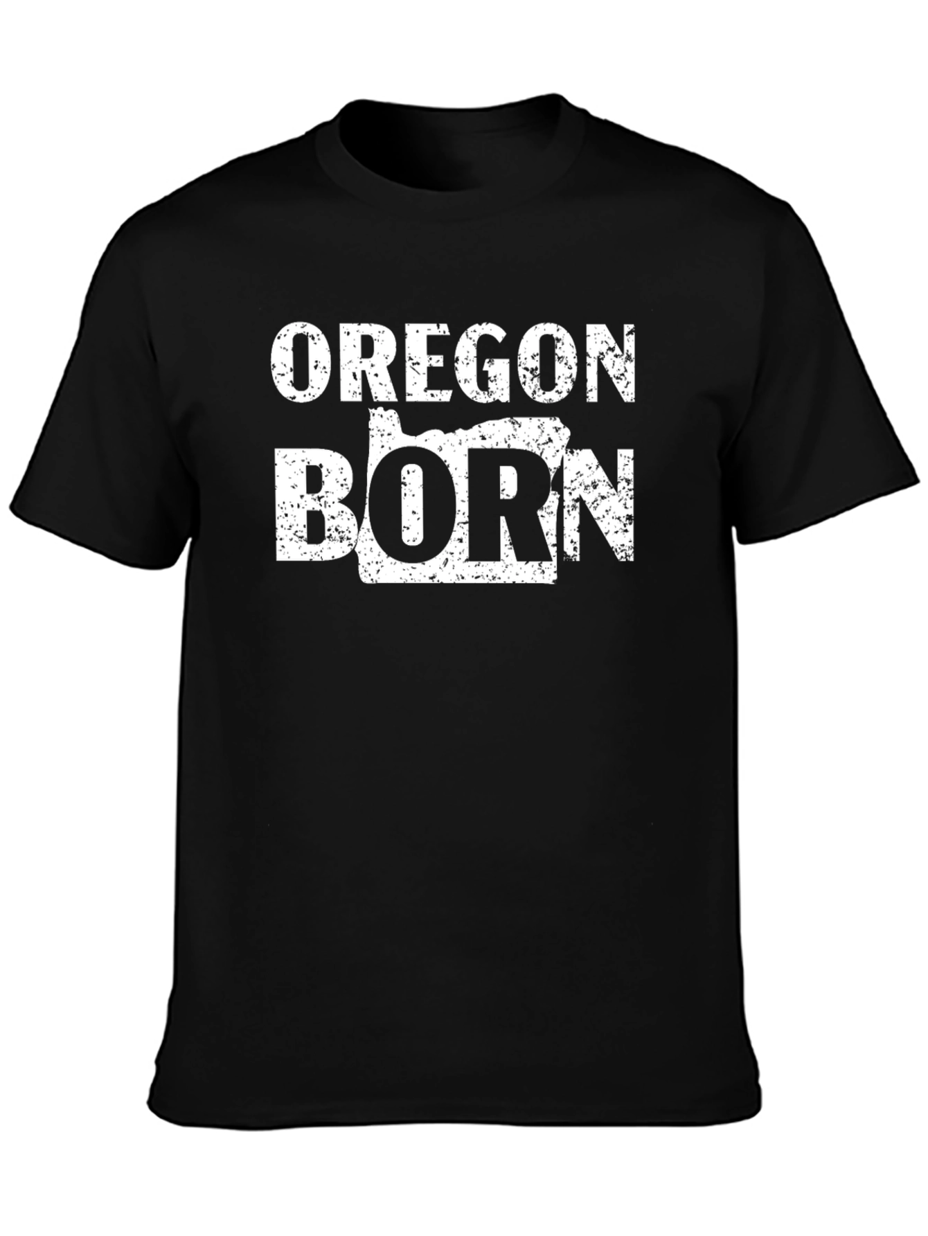 Oregon Born Black T-Shirt