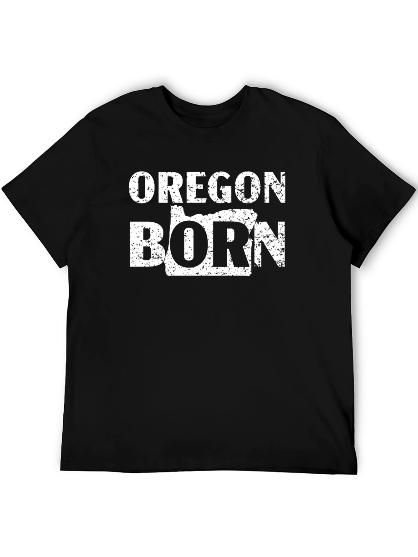 Oregon Born Black T-Shirt