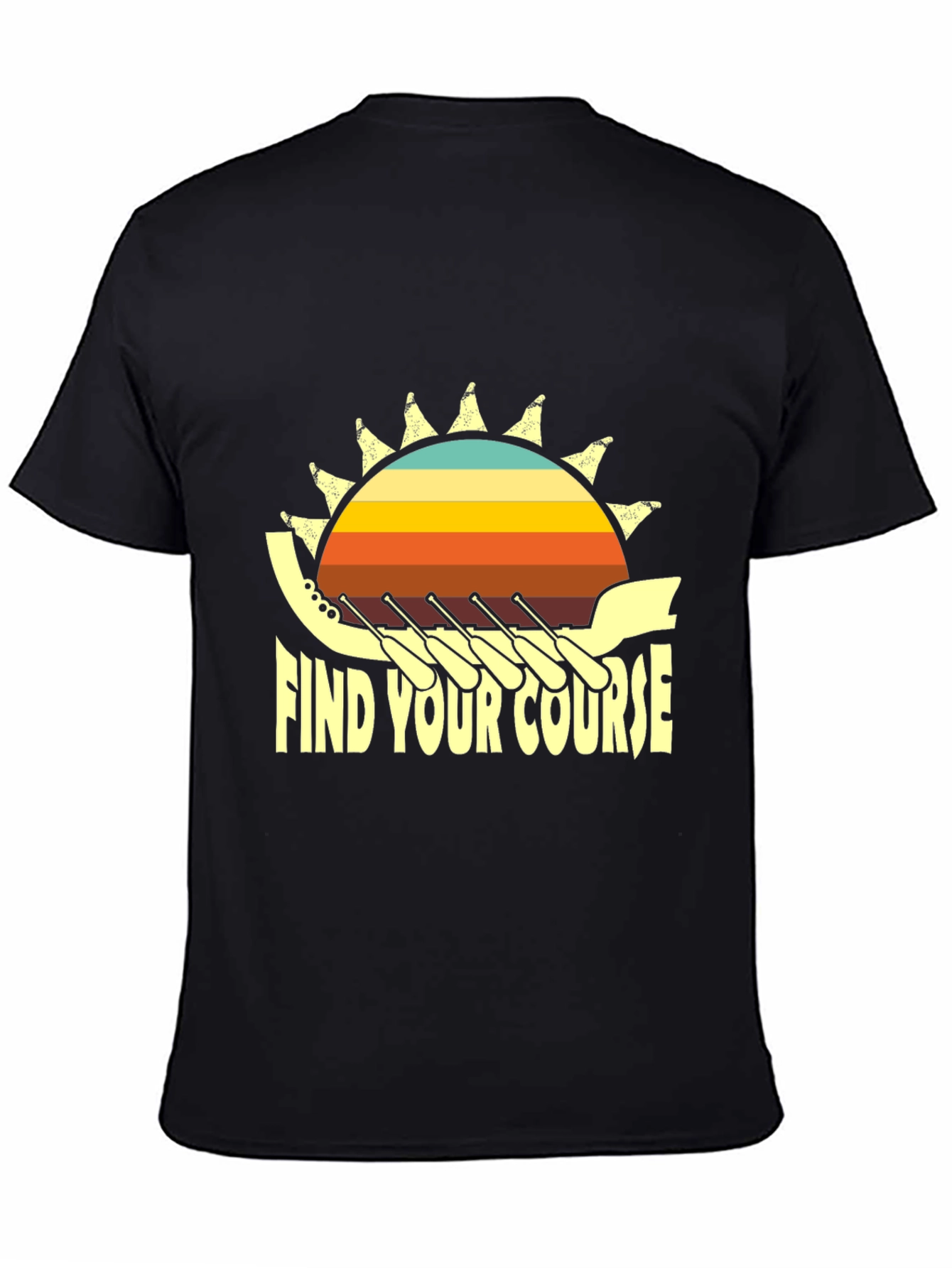 Find Your Course Rowing T-Shirt