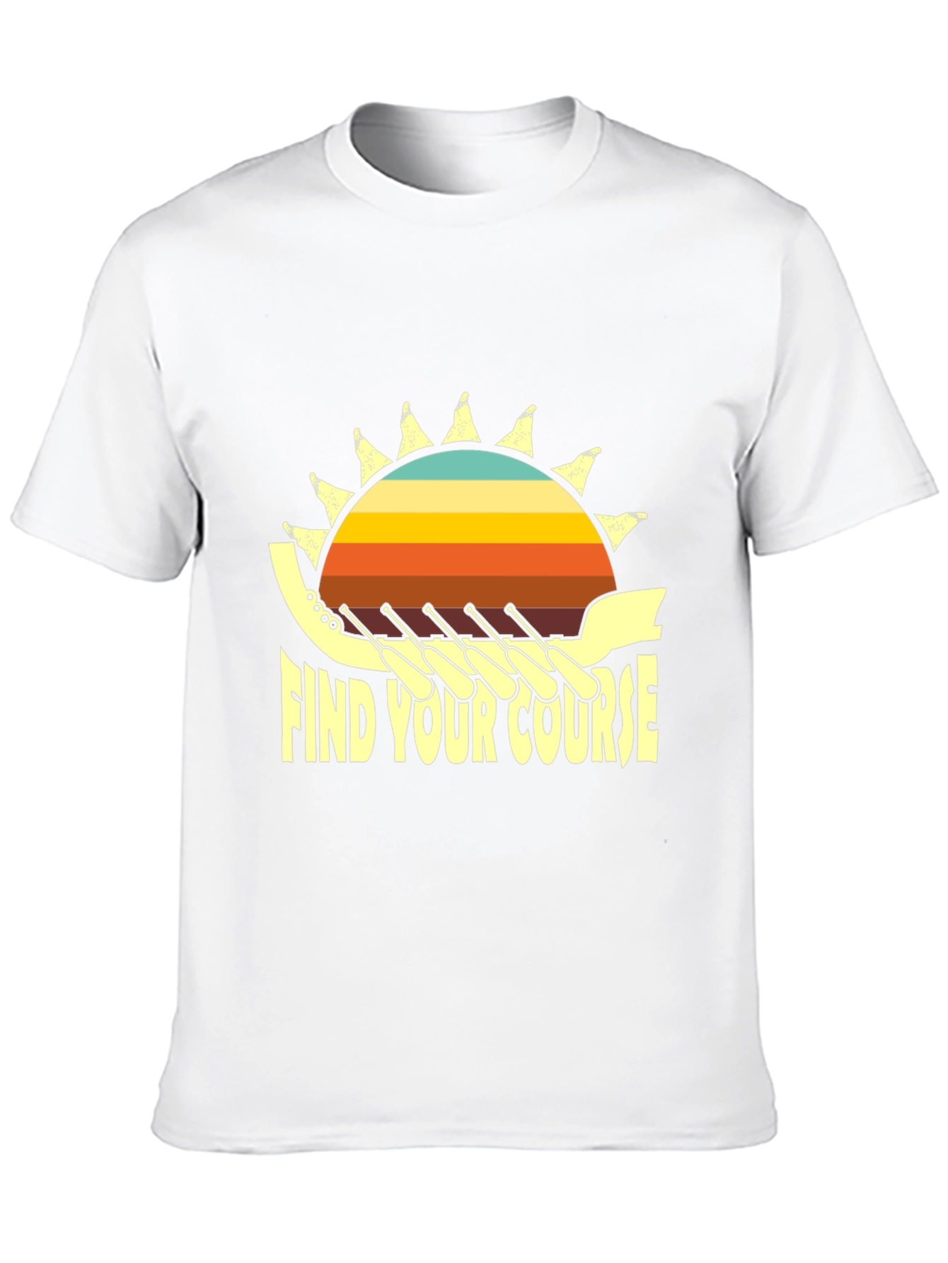 Find Your Course Rowing T-Shirt