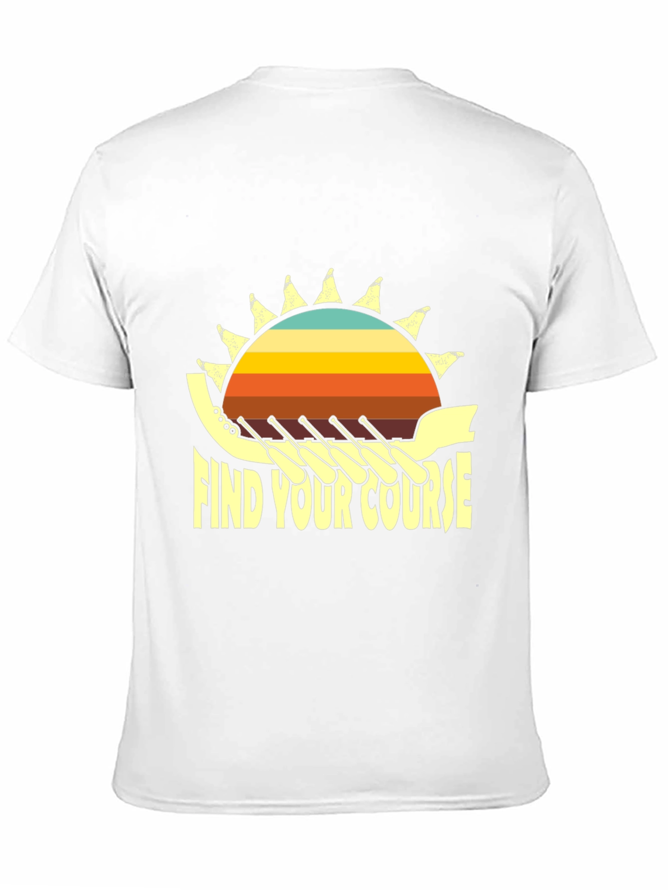 Find Your Course Rowing T-Shirt