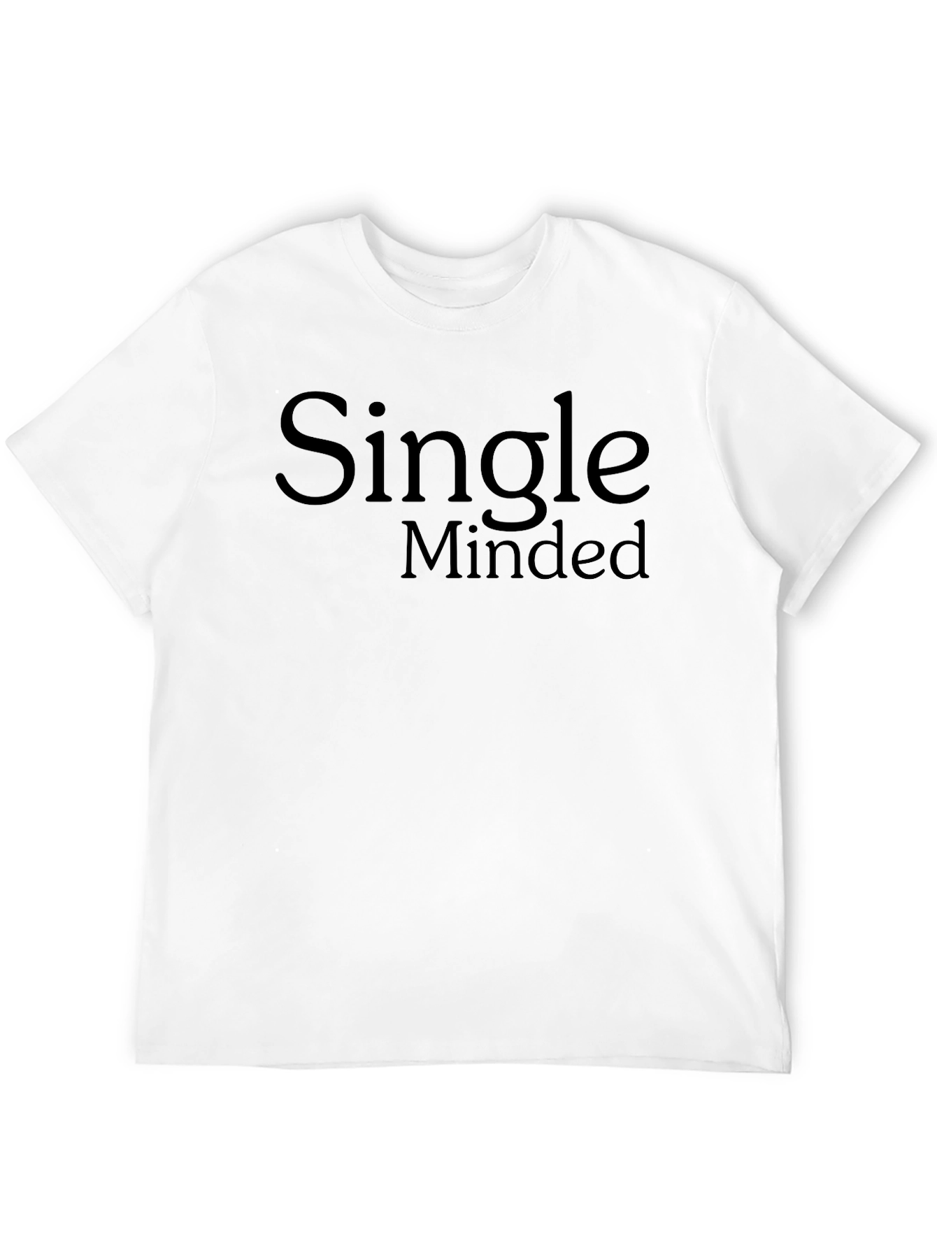 Single Minded Graphic Tee - Mens Black T-Shirt