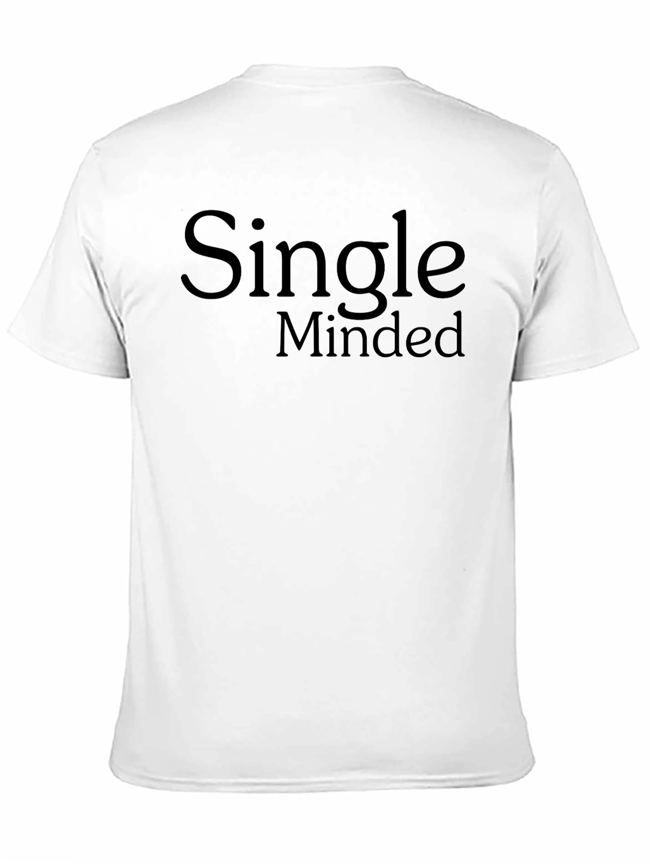 Single Minded Graphic Tee - Mens Black T-Shirt