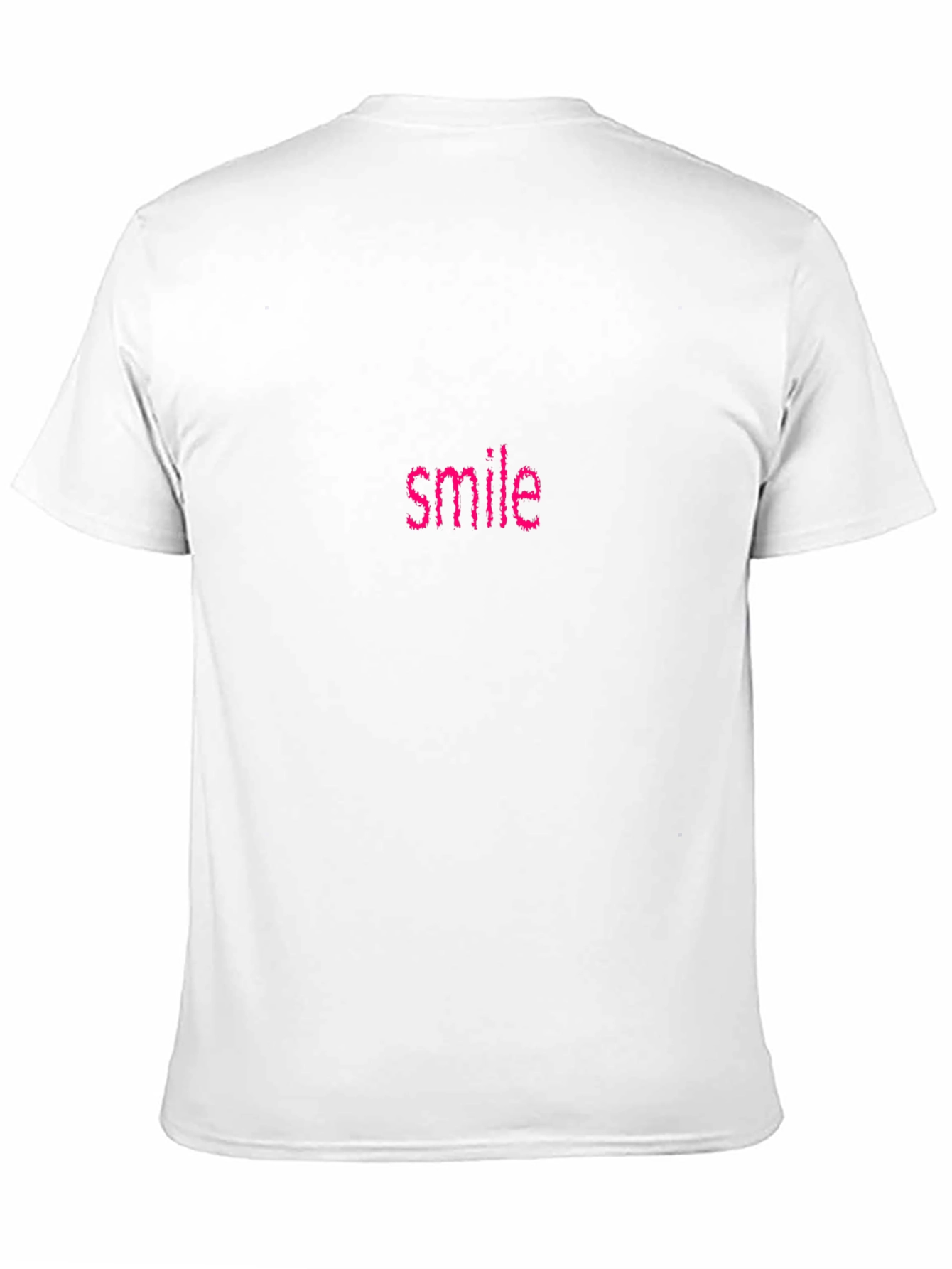 Smile Graphic Tee - Mens Black Casual T-Shirt