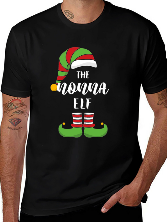 The Nonna Elf Christmas T-Shirt