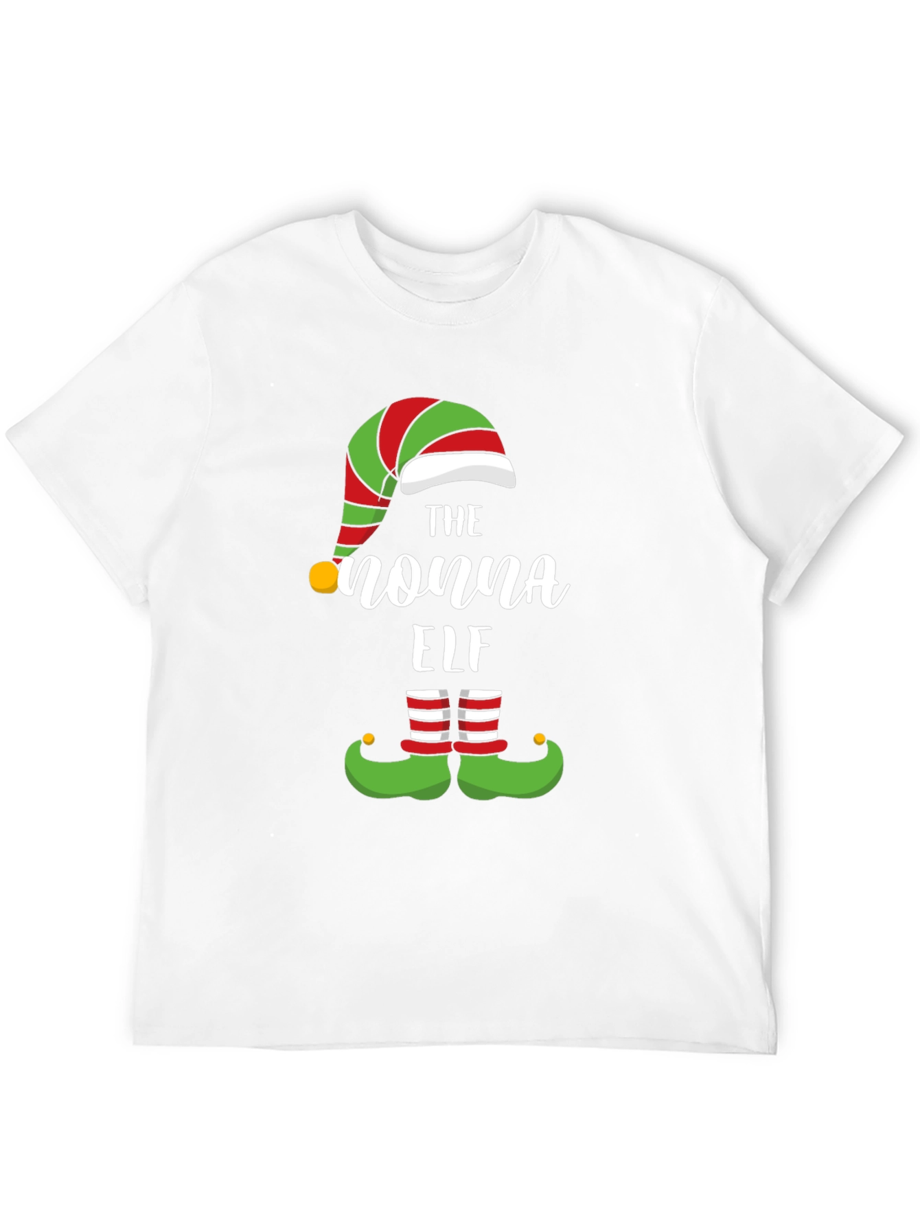 The Nonna Elf Christmas T-Shirt