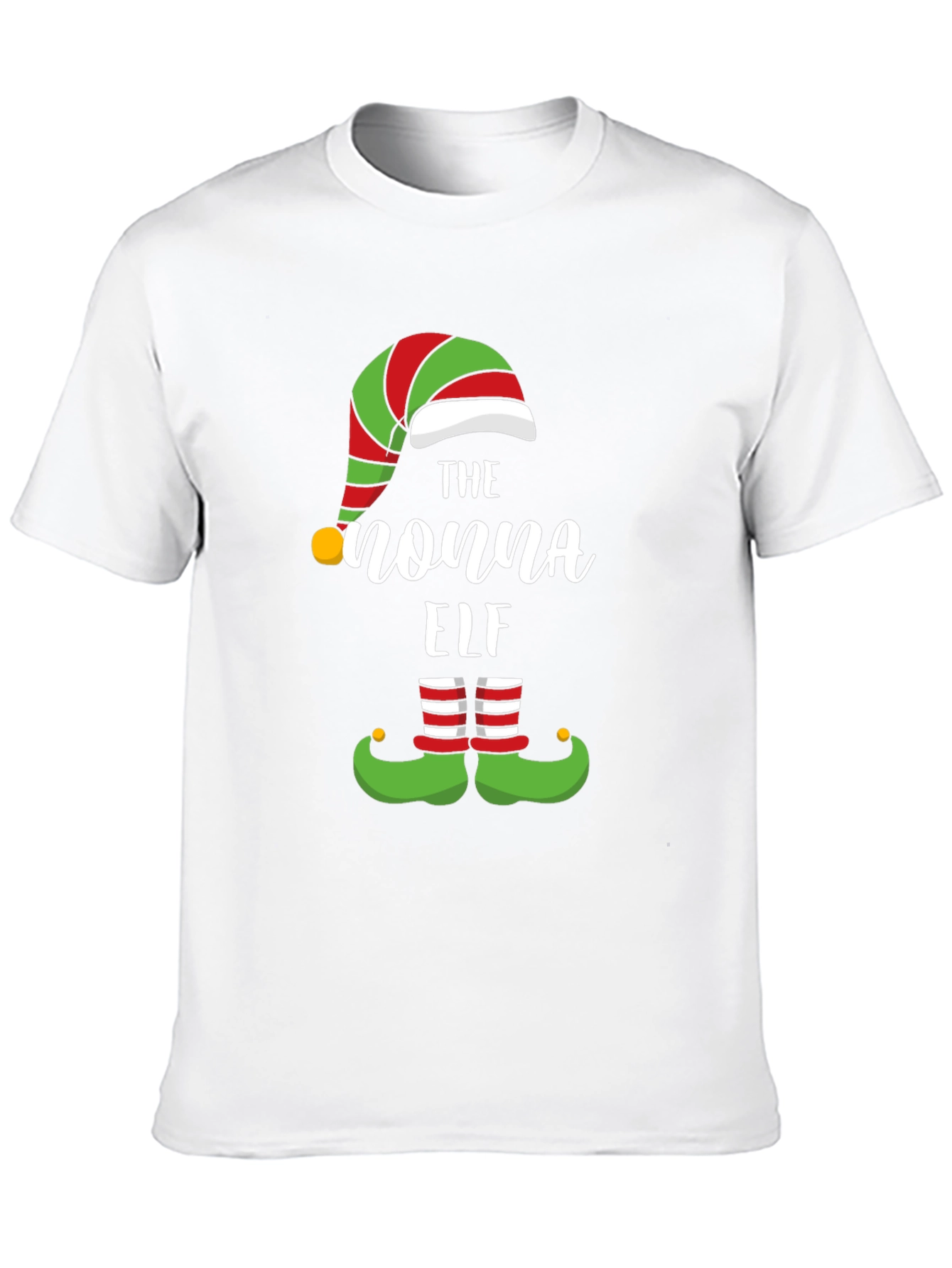 The Nonna Elf Christmas T-Shirt
