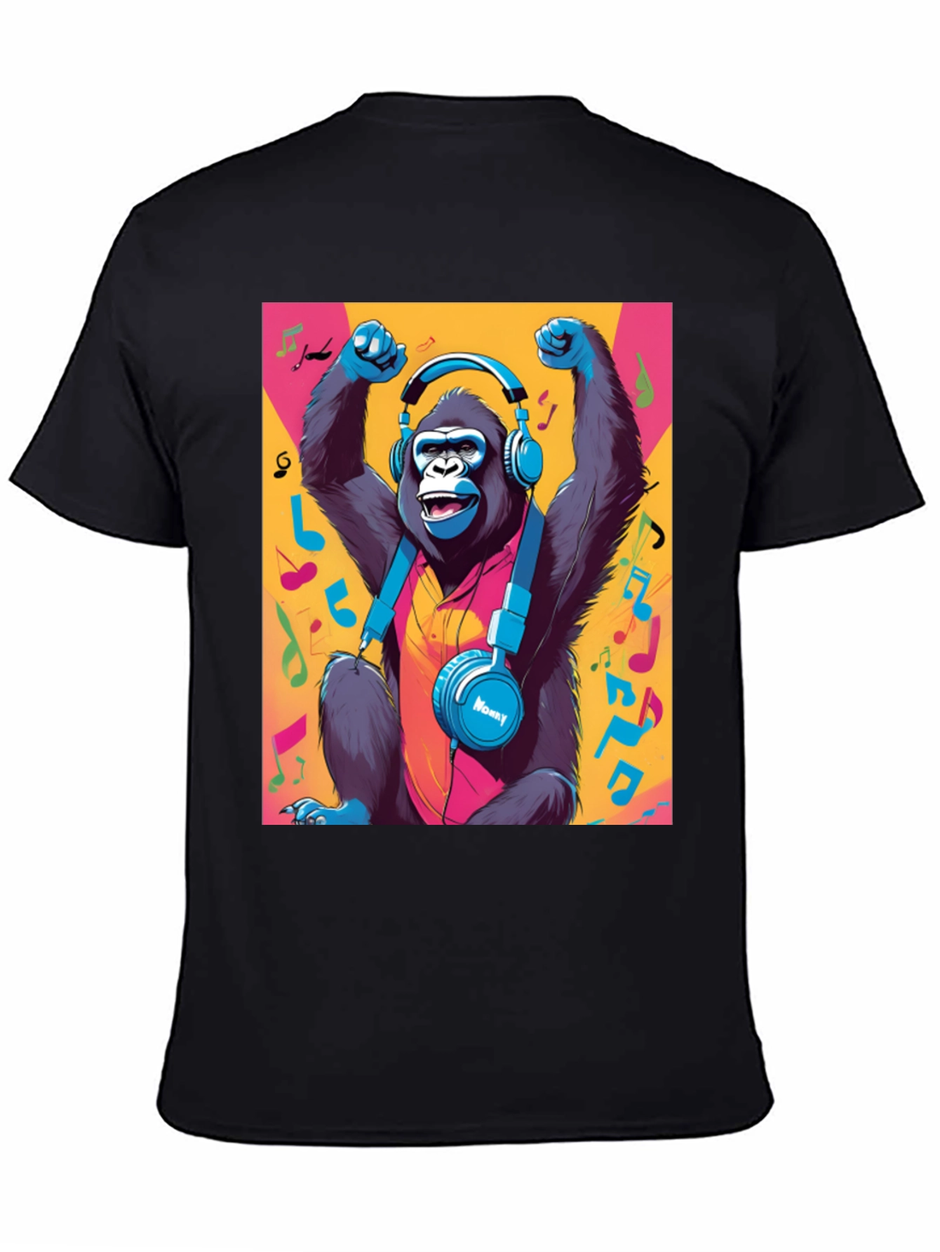 Funky Monkey Tee: Music Lovers Gorilla Graphic T-Shirt