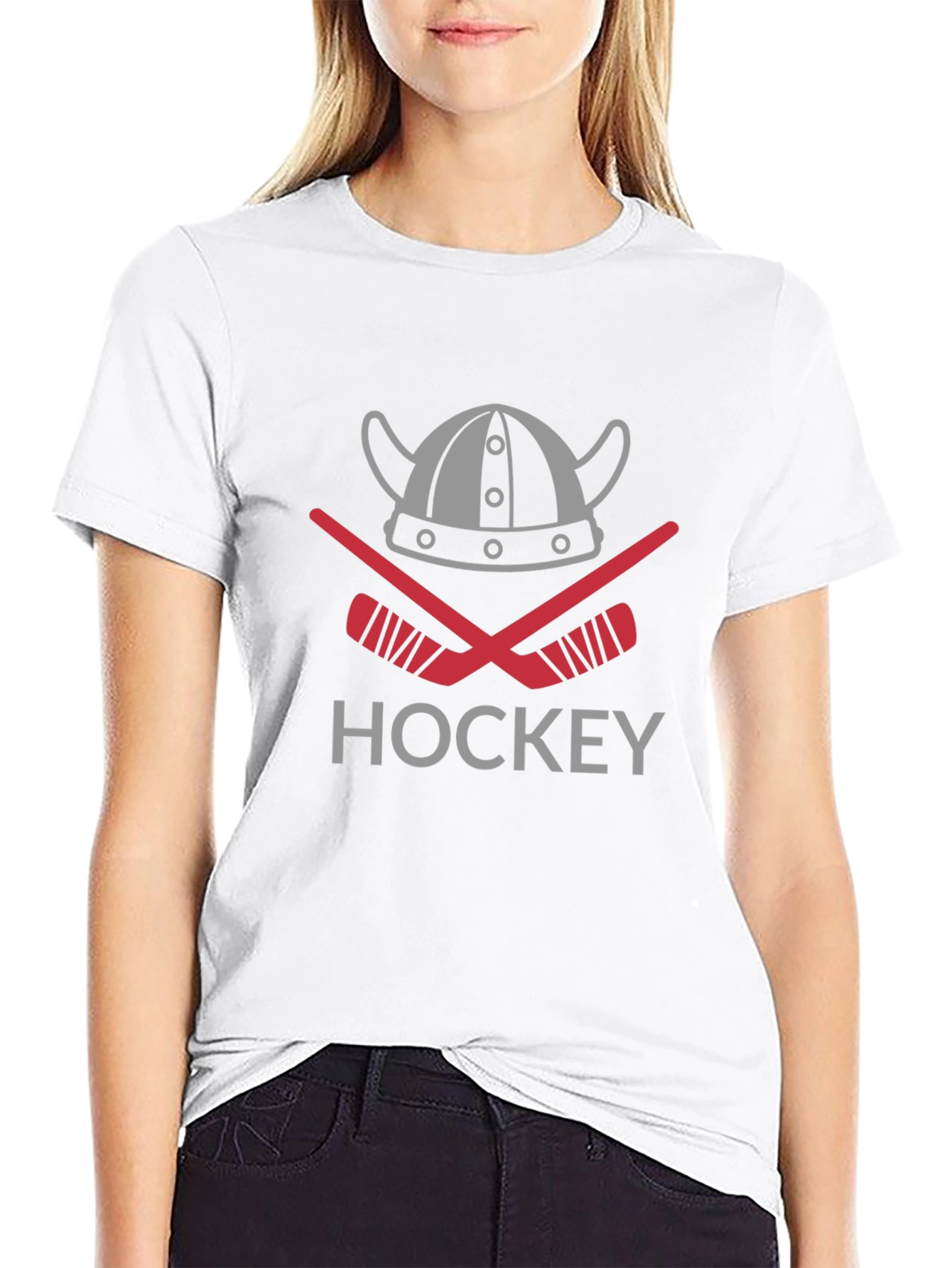 Viking Hockey Graphic T-Shirt - Black