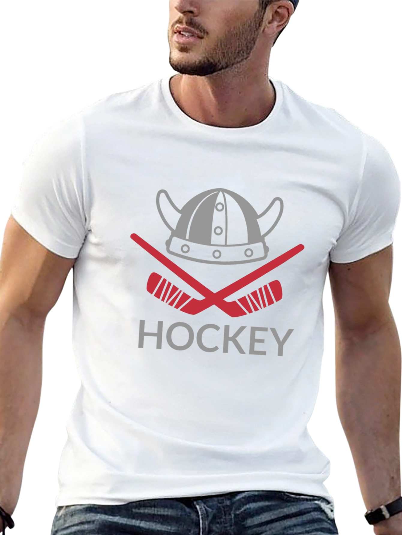 Viking Hockey Graphic T-Shirt - Black