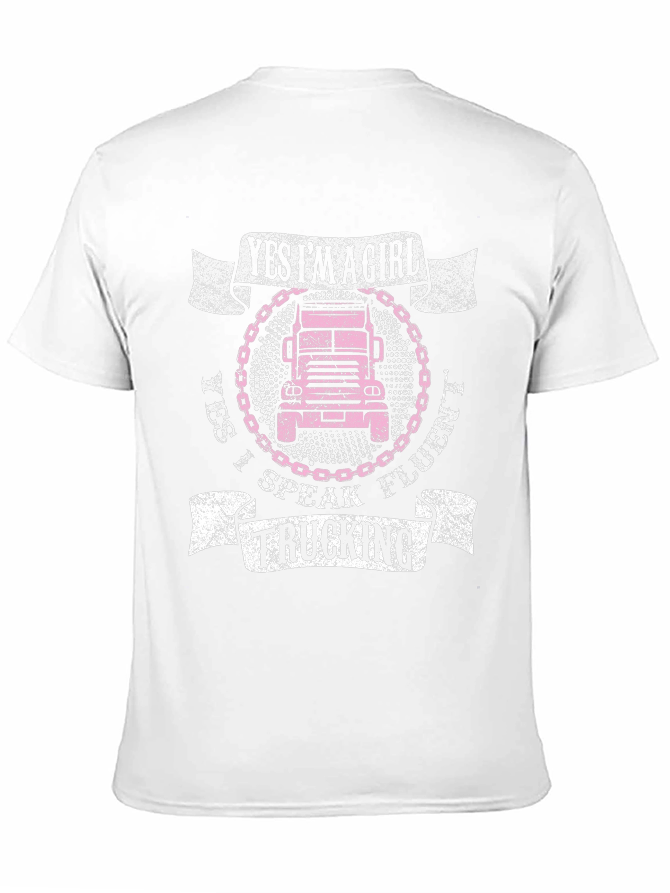 Yes Im A Girl Trucking T-Shirt