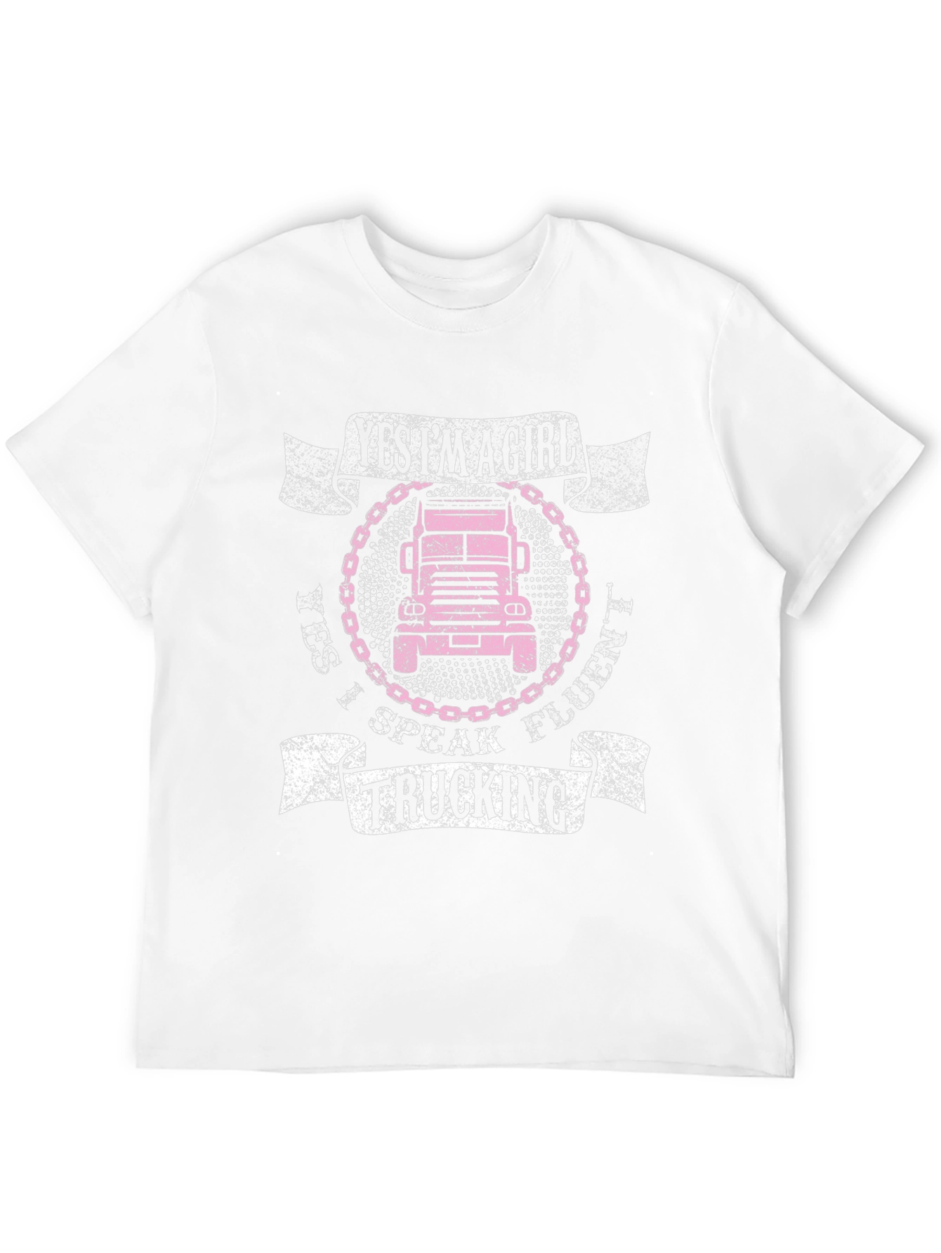 Yes Im A Girl Trucking T-Shirt