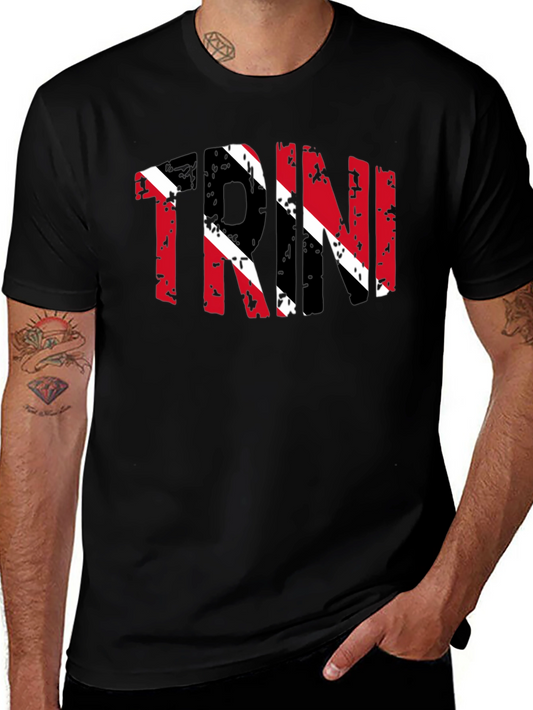 Trinidad Flag T-Shirt - Distressed Design