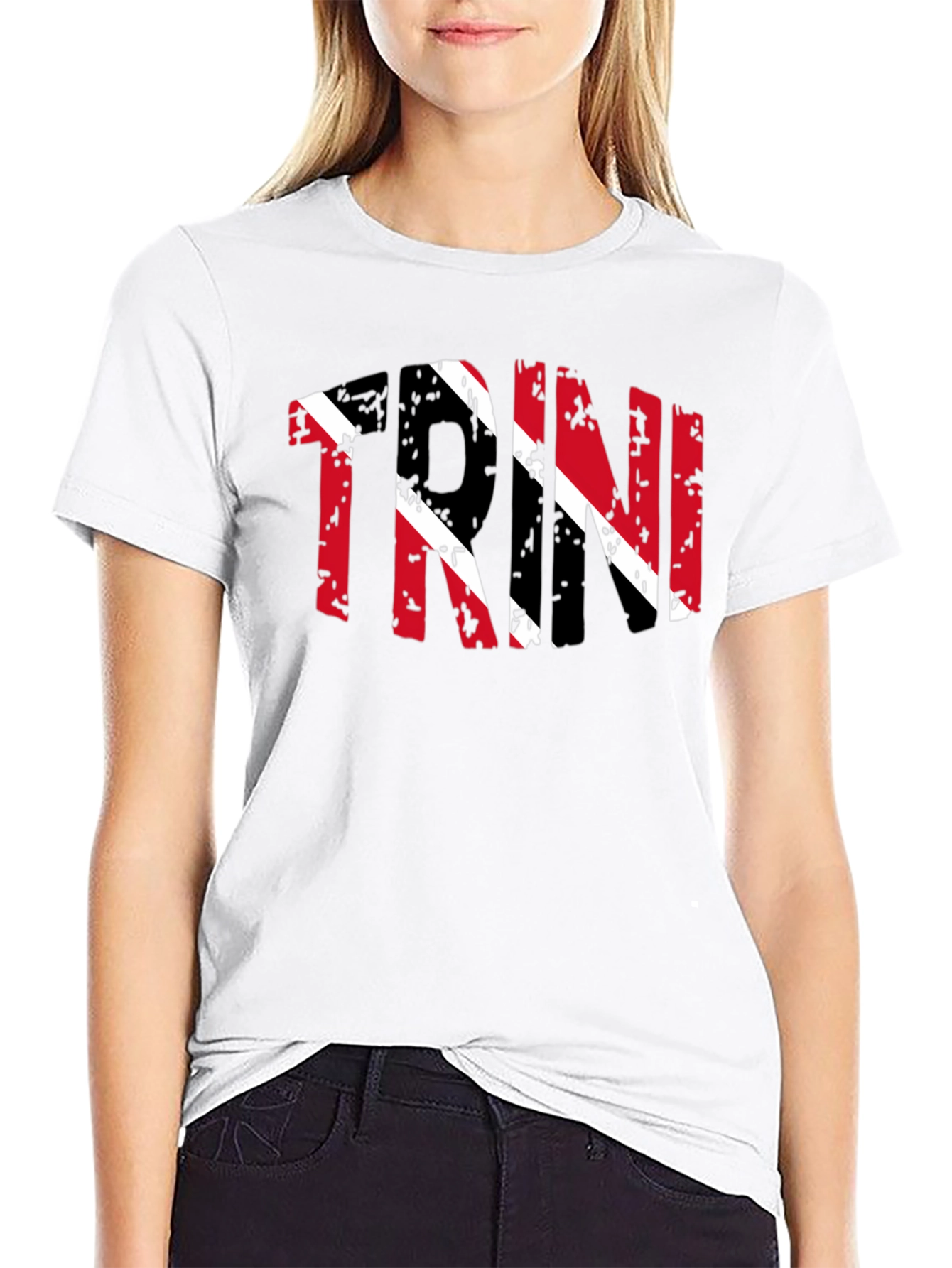 Trinidad Flag T-Shirt - Distressed Design