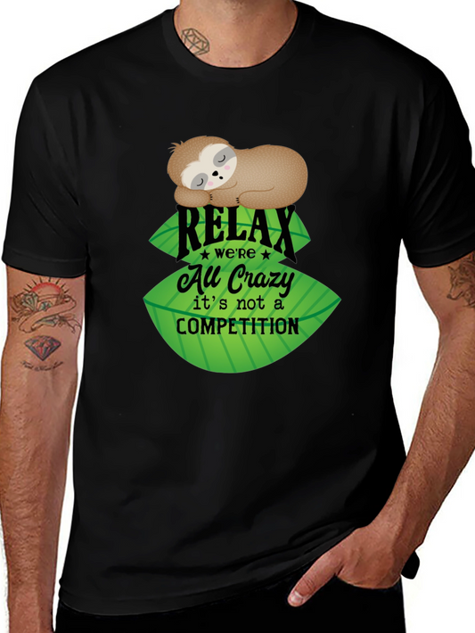 Relax Sloth Tee - No Competition