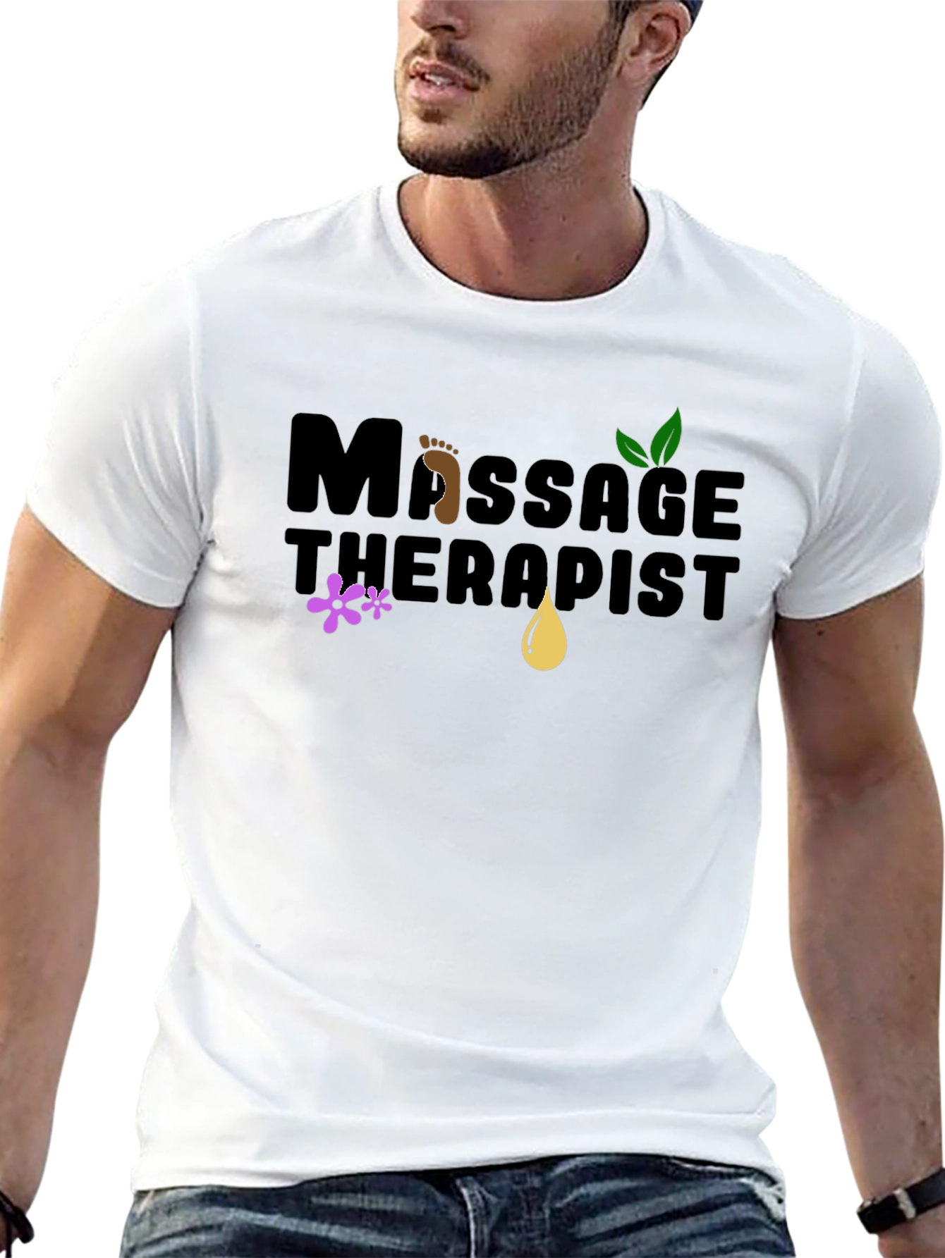 Massage Therapist T-Shirt - Relax & Renew!