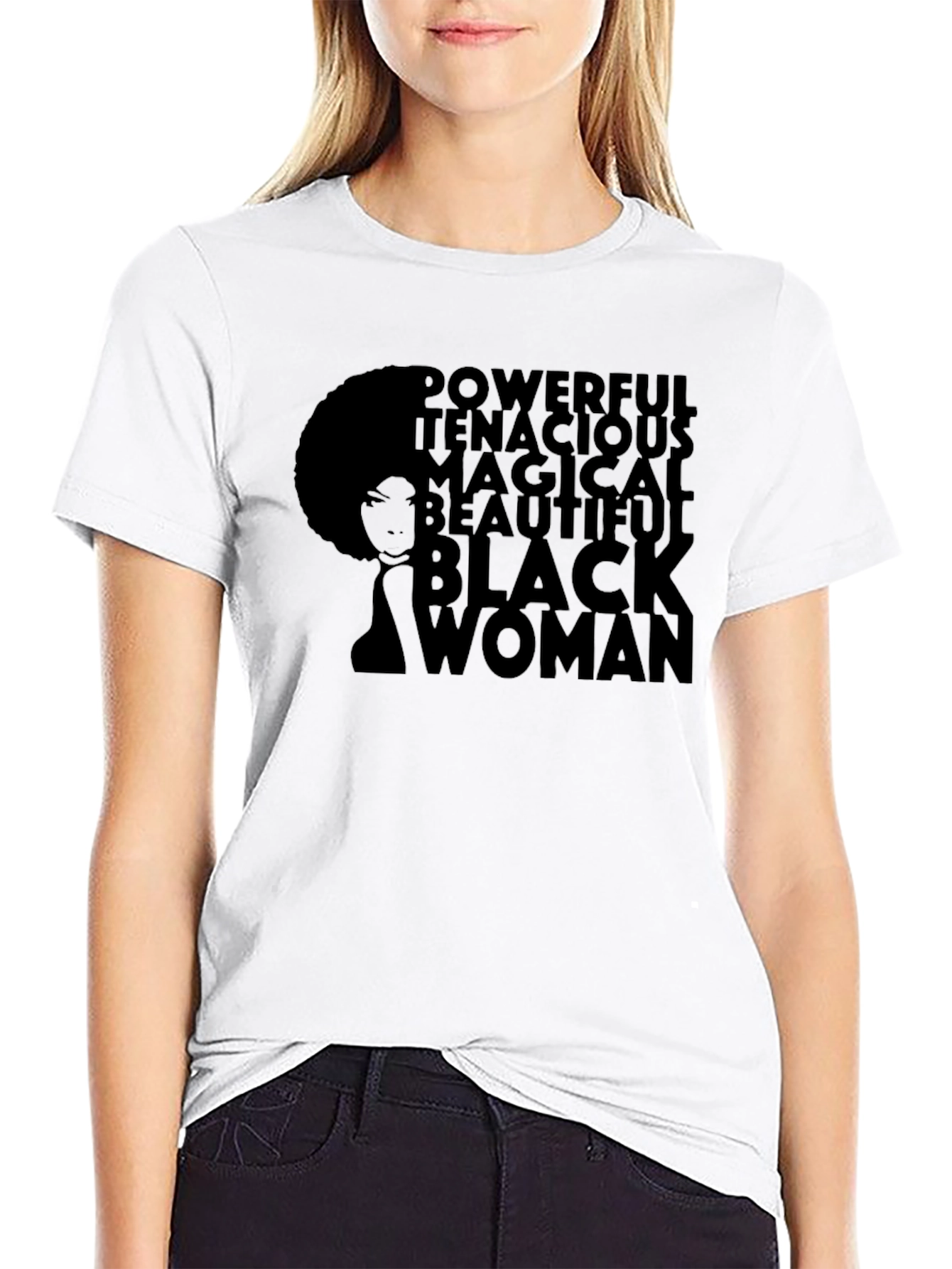 Powerful Black Woman Graphic Tee
