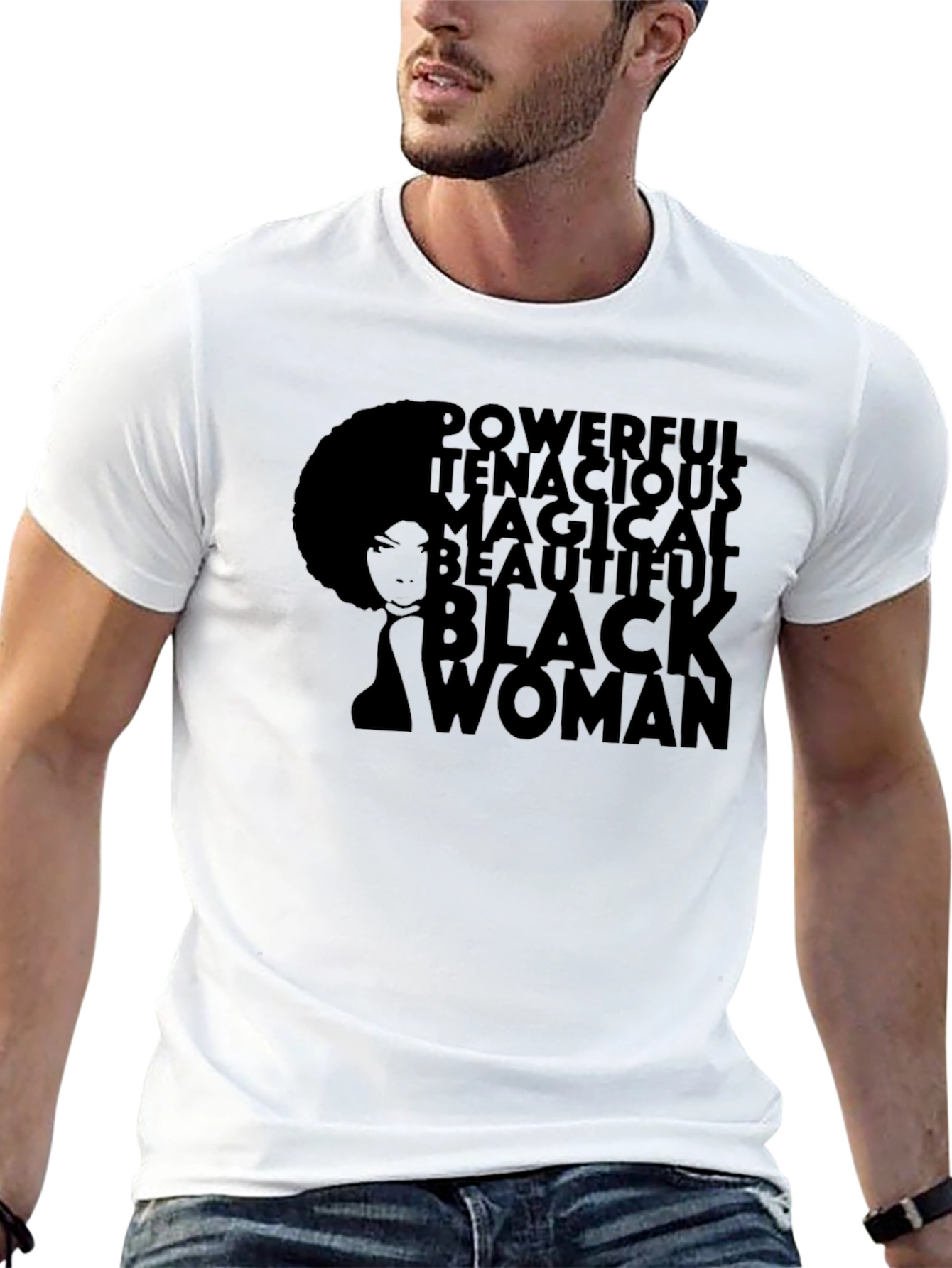 Powerful Black Woman Graphic Tee