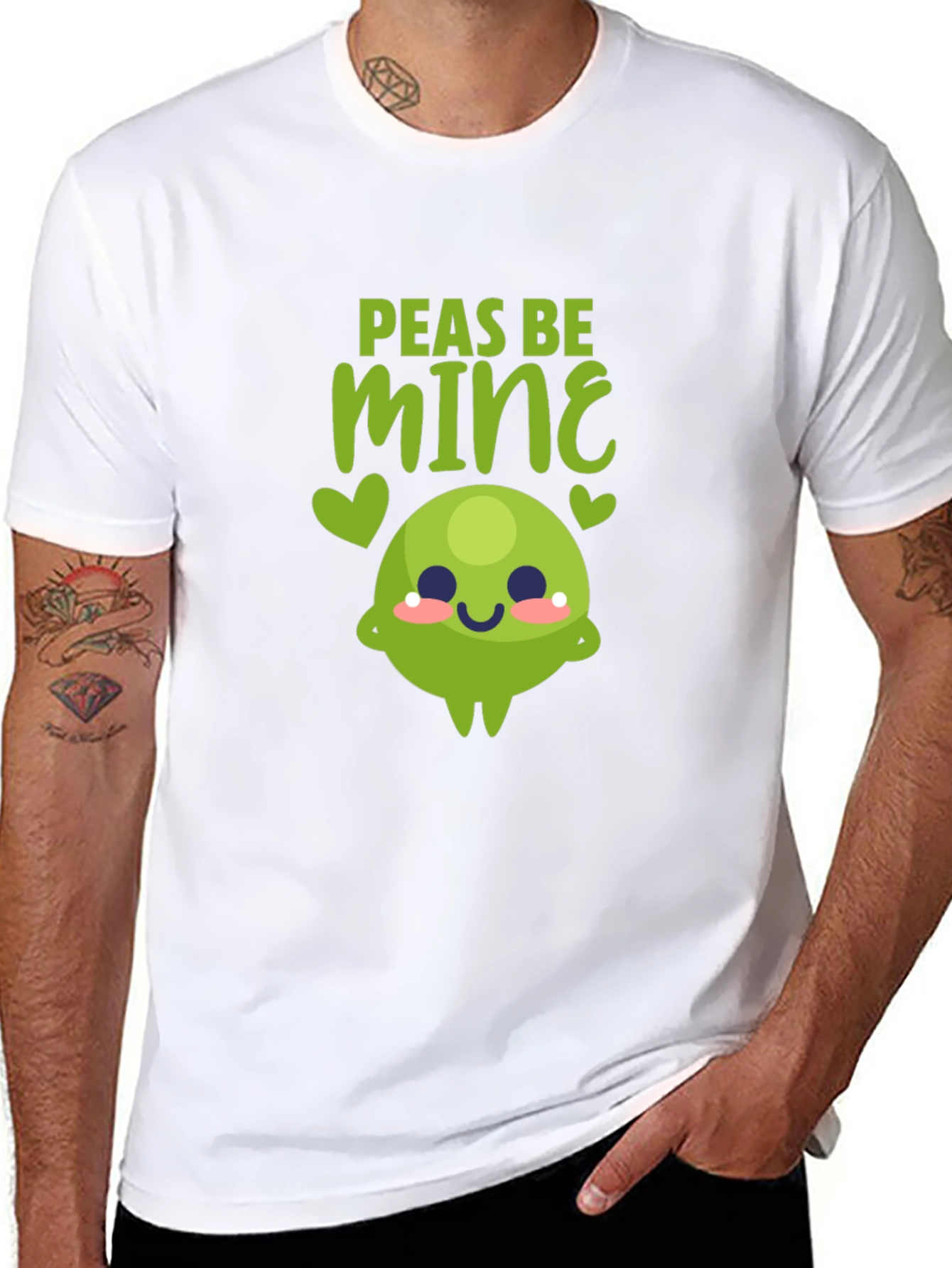 Peas Be Mine Valentines Day T-Shirt