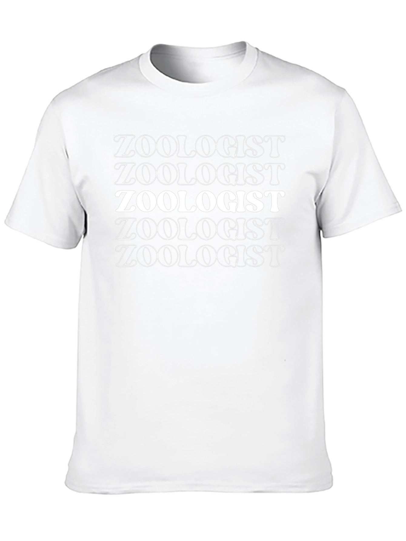Zoologist Text Graphic Tee - Black