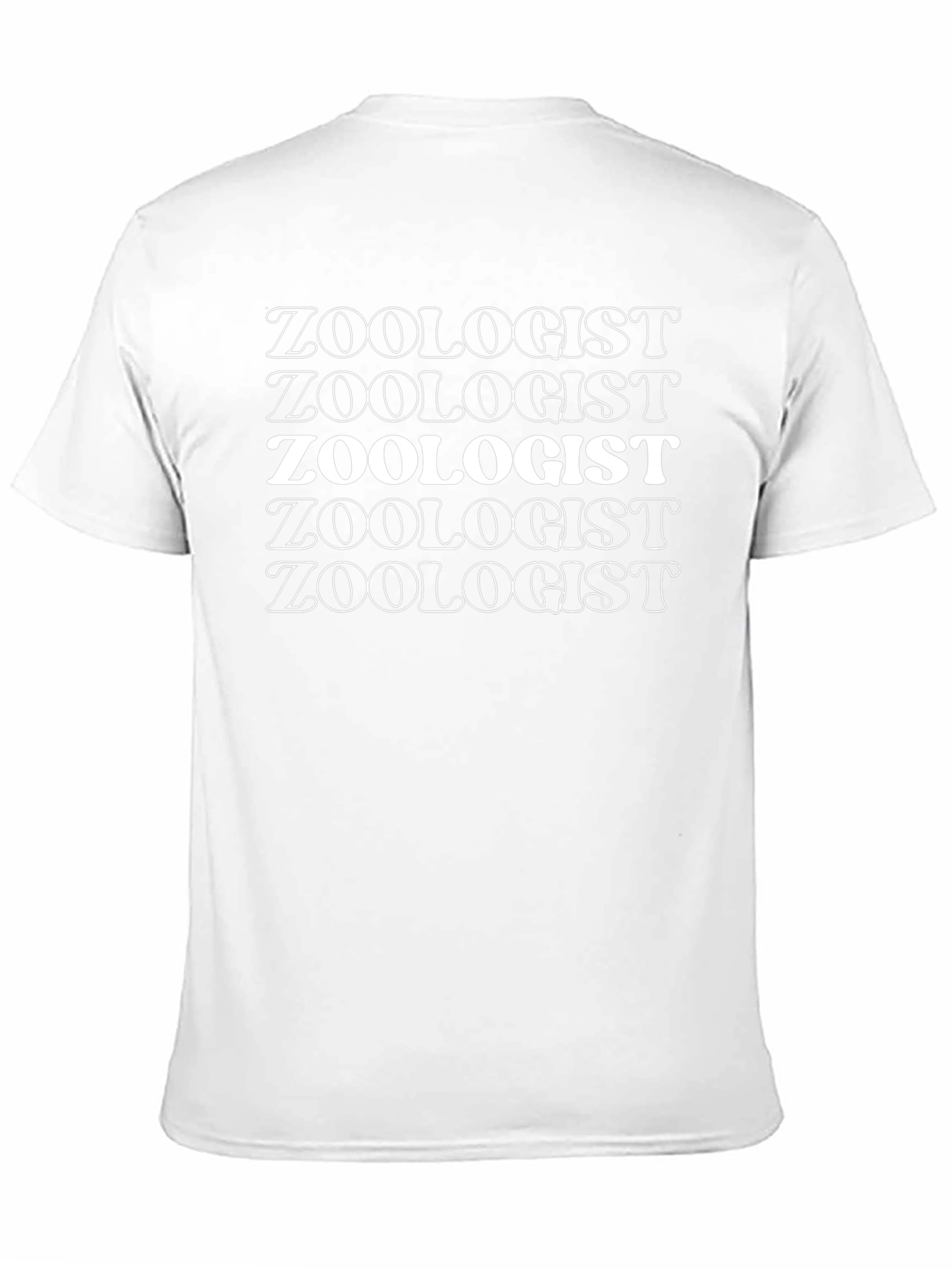Zoologist Text Graphic Tee - Black