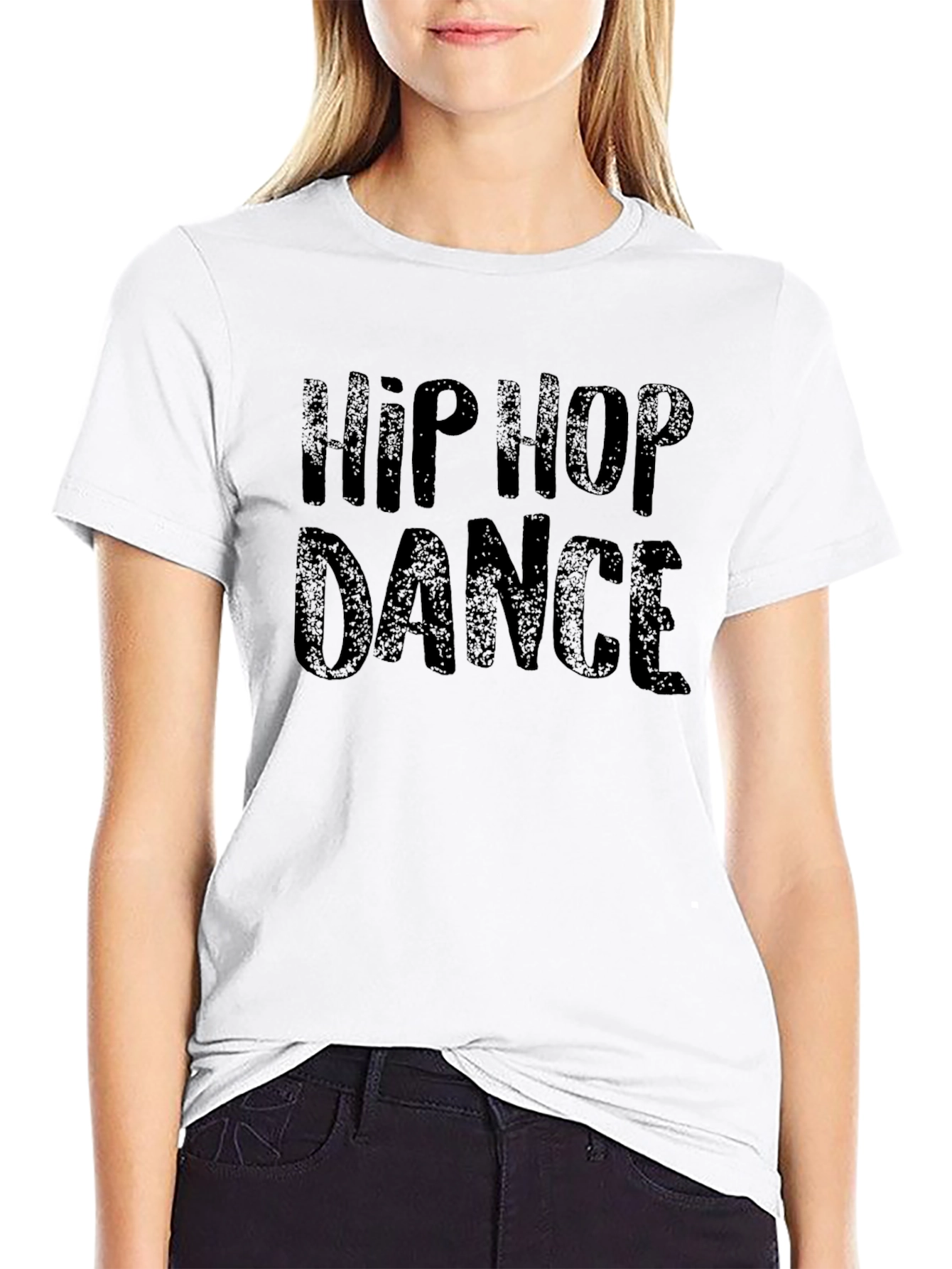 Hip Hop Dance T-Shirt - Black Graphic Tee