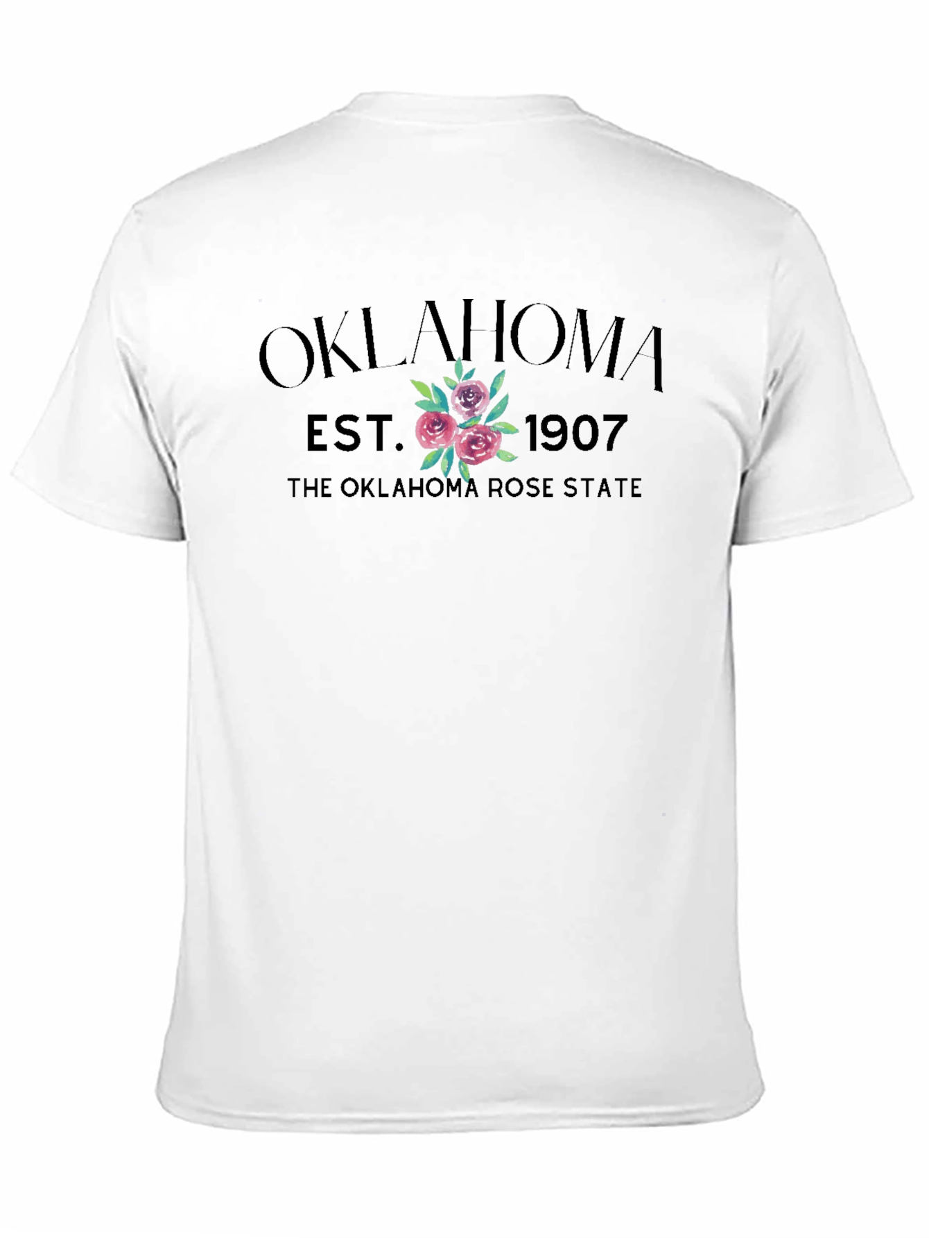 Oklahoma Rose State Est. 1907 Graphic T-Shirt