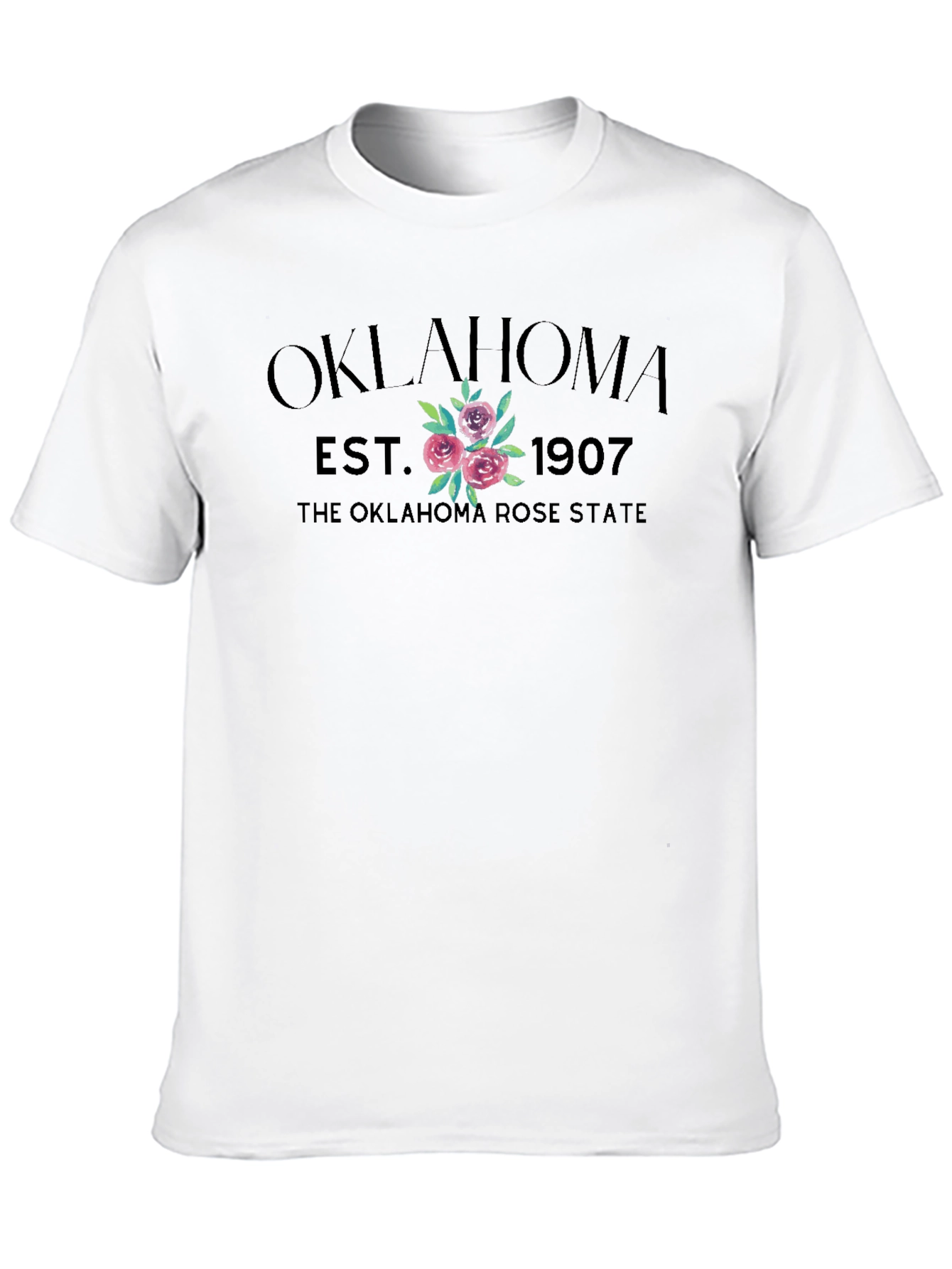 Oklahoma Rose State Est. 1907 Graphic T-Shirt