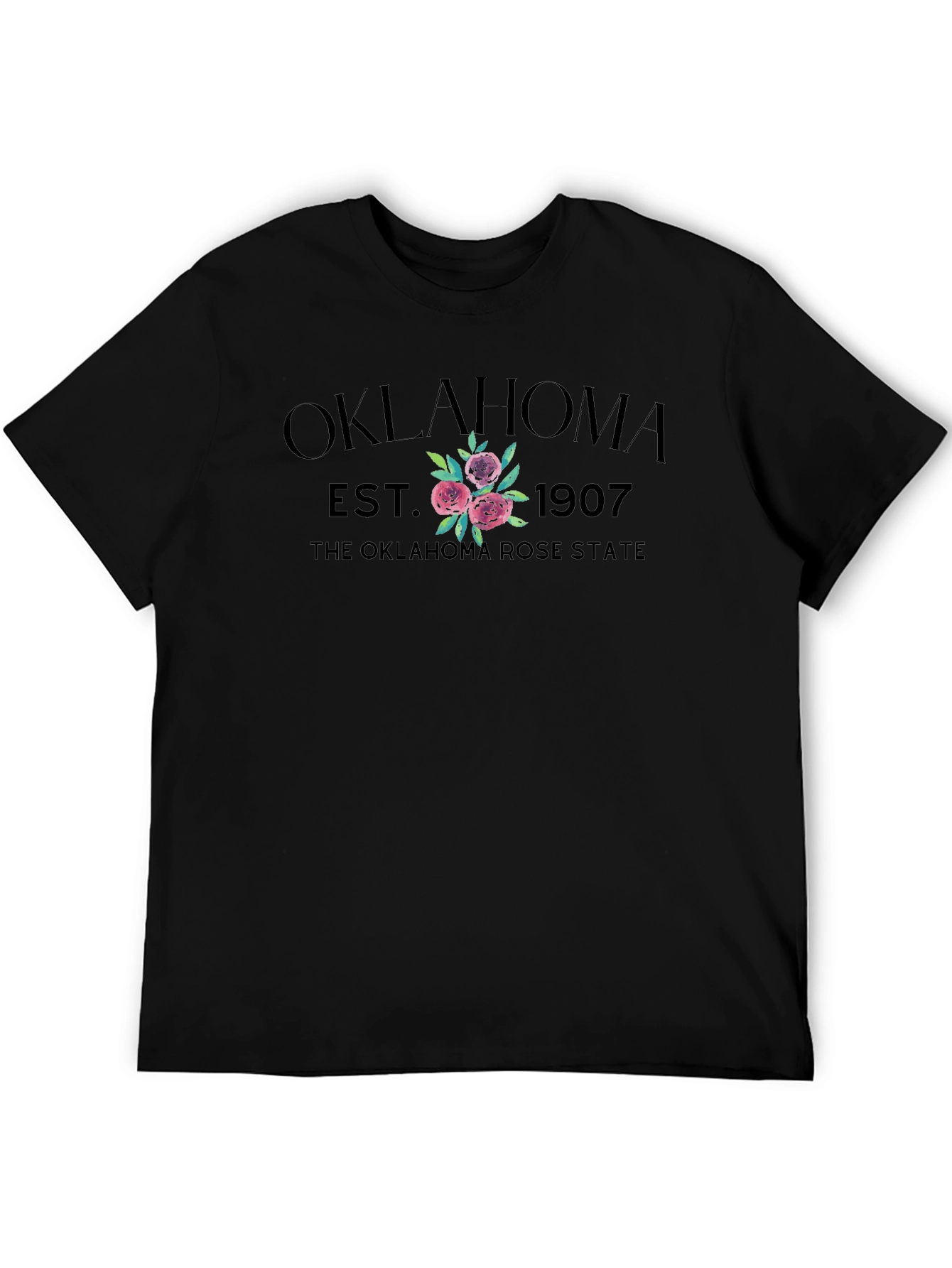 Oklahoma Rose State Est. 1907 Graphic T-Shirt