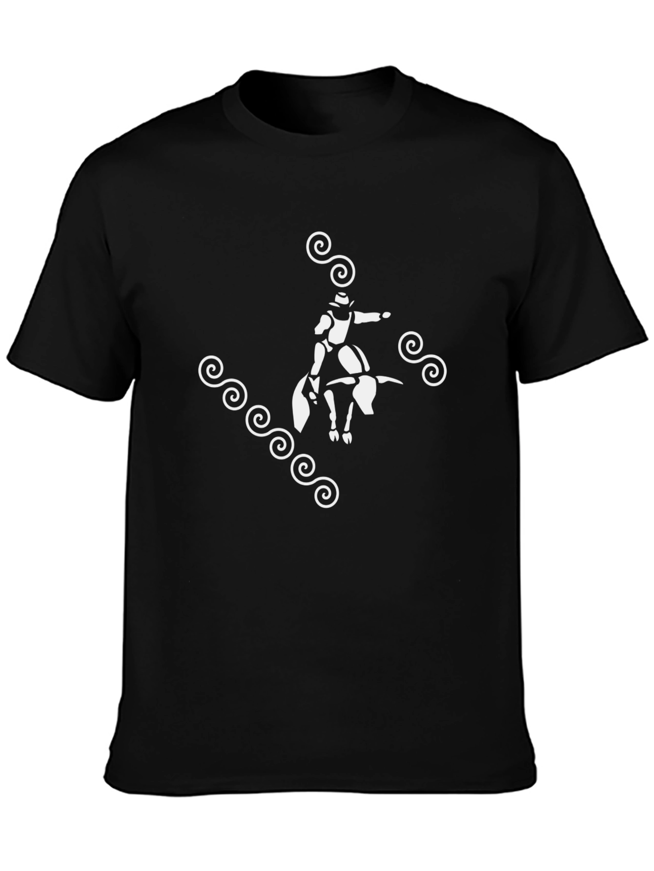 Bull Rider Graphic Tee - Black T-Shirt