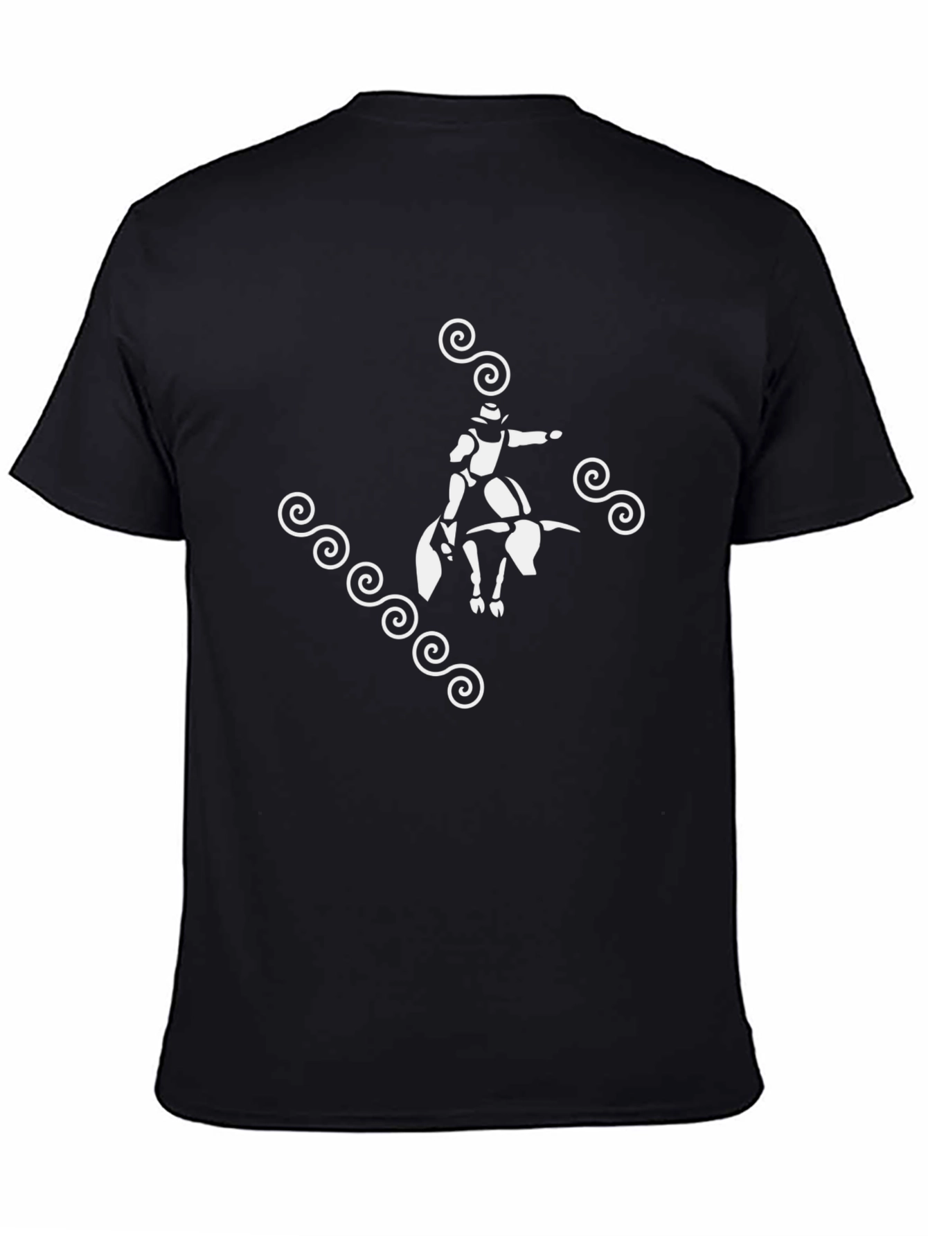 Bull Rider Graphic Tee - Black T-Shirt