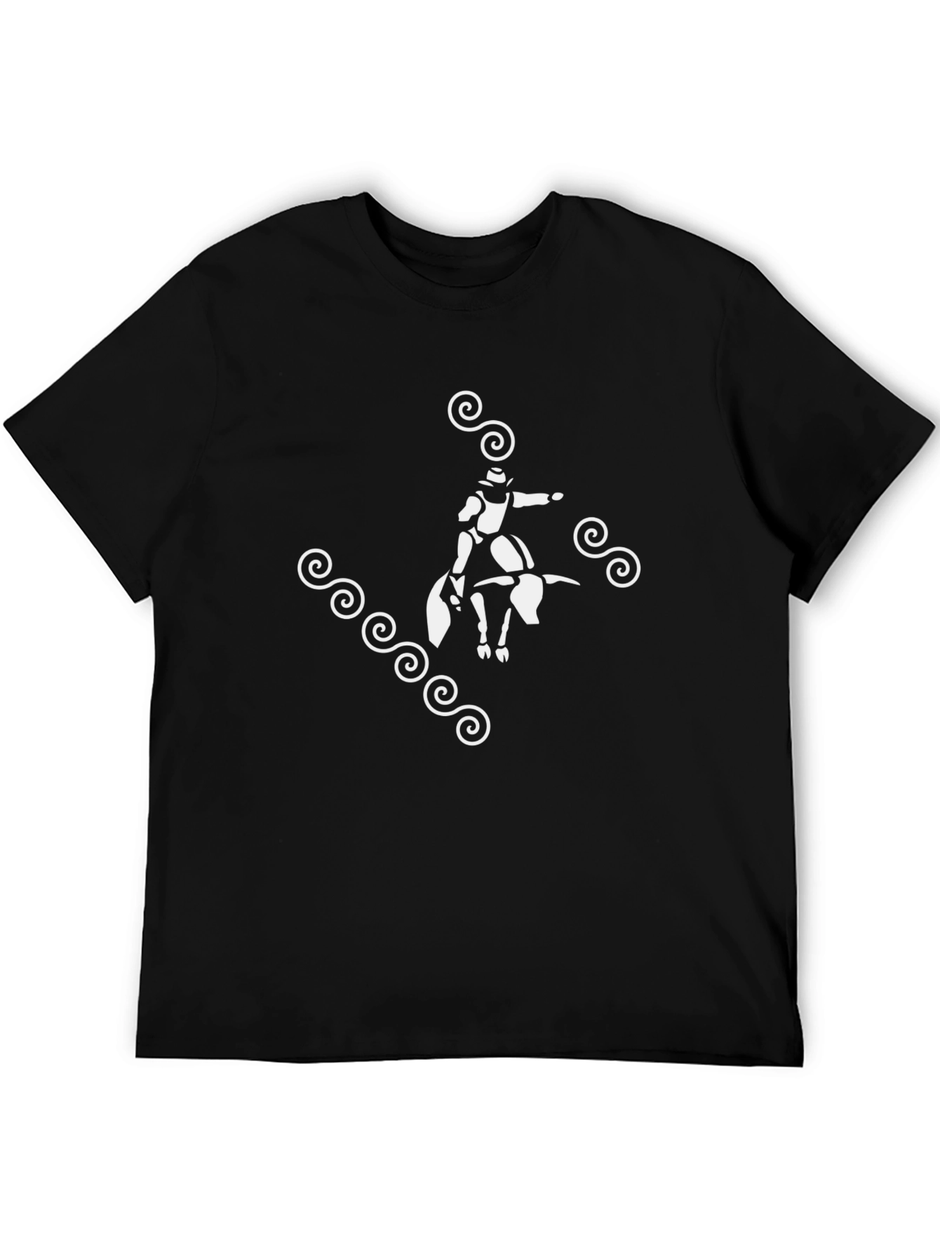 Bull Rider Graphic Tee - Black T-Shirt