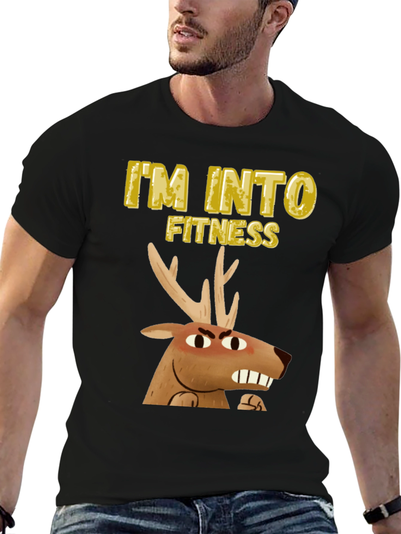 Im Into Fitness Deer T-Shirt