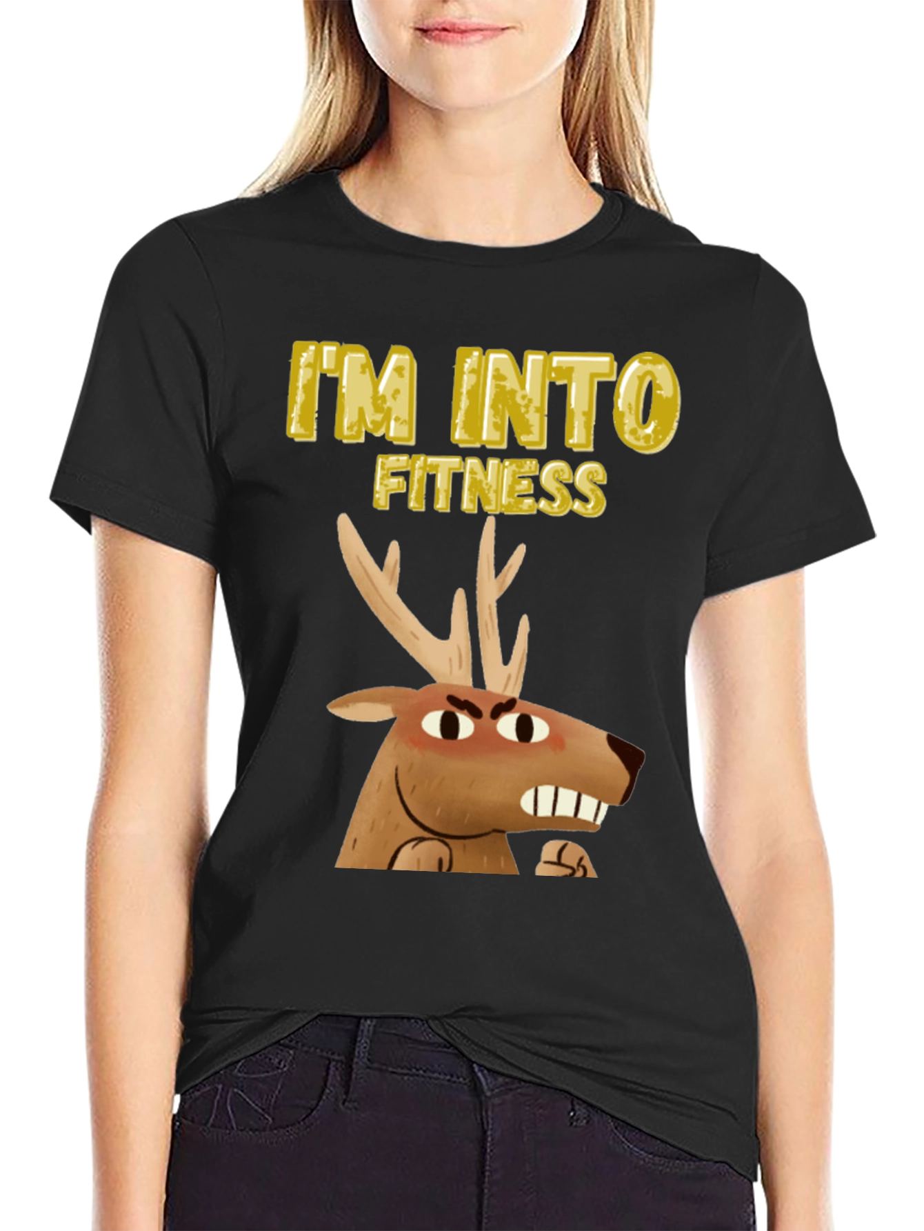 Im Into Fitness Deer T-Shirt