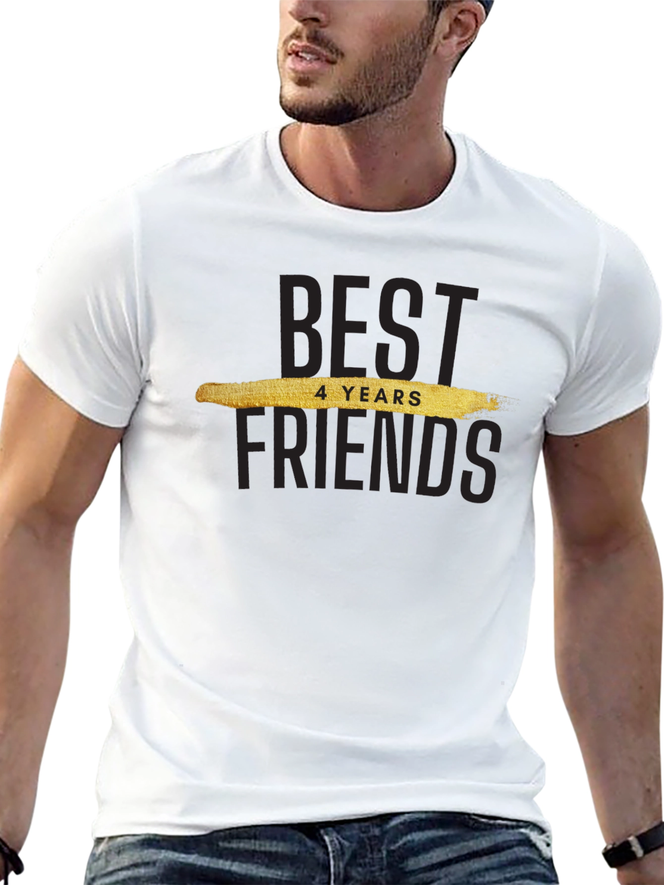 Best Friends 4 Years T-Shirt - Premium Cotton Blend