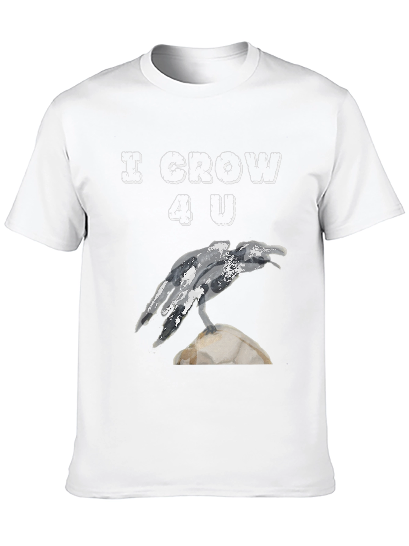 I Crow 4 U T-Shirt Black Crow Design