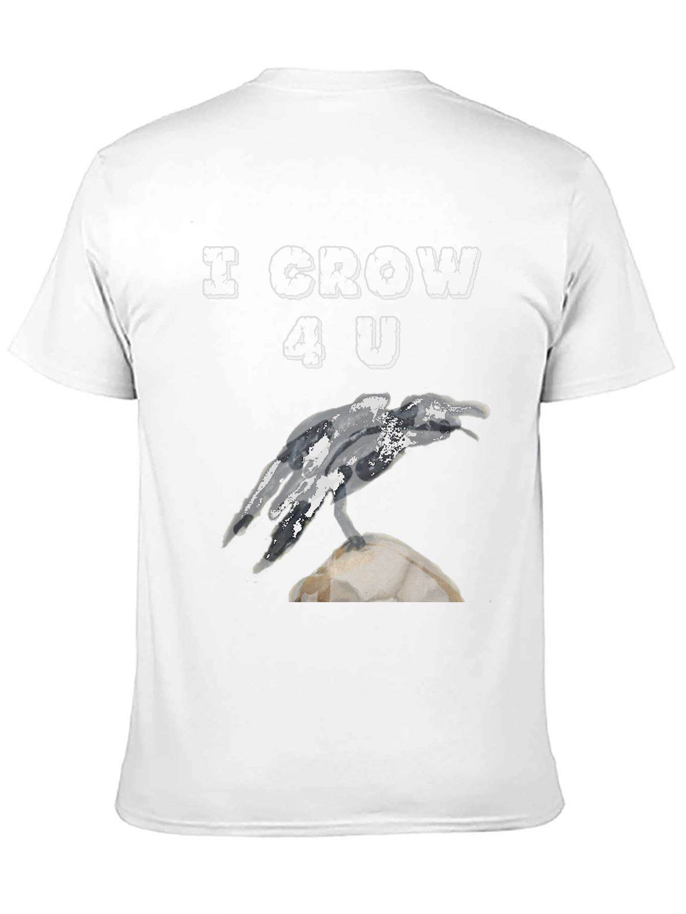 I Crow 4 U T-Shirt Black Crow Design