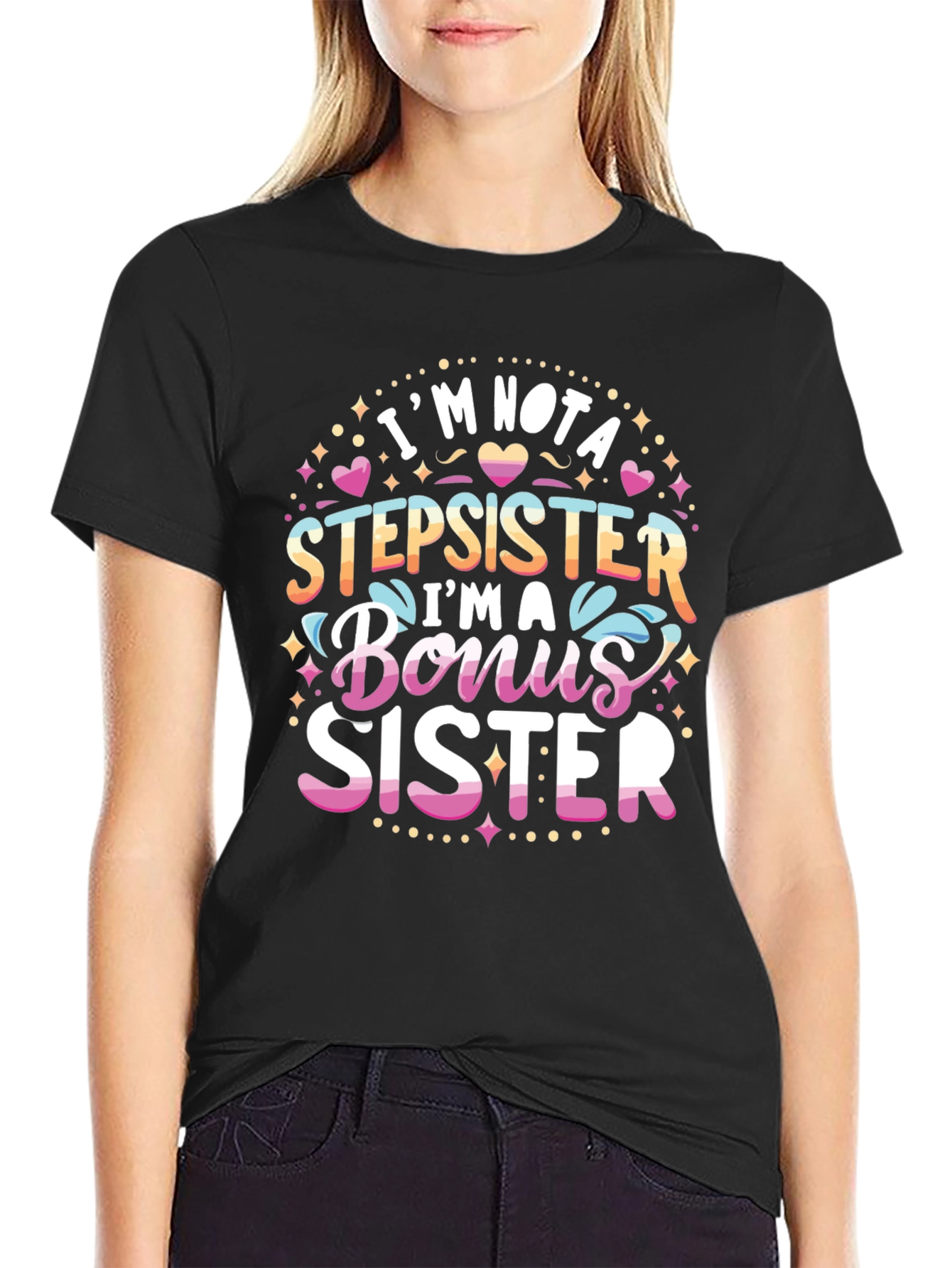 Bonus Sister Graphic T-Shirt - Perfect Gift